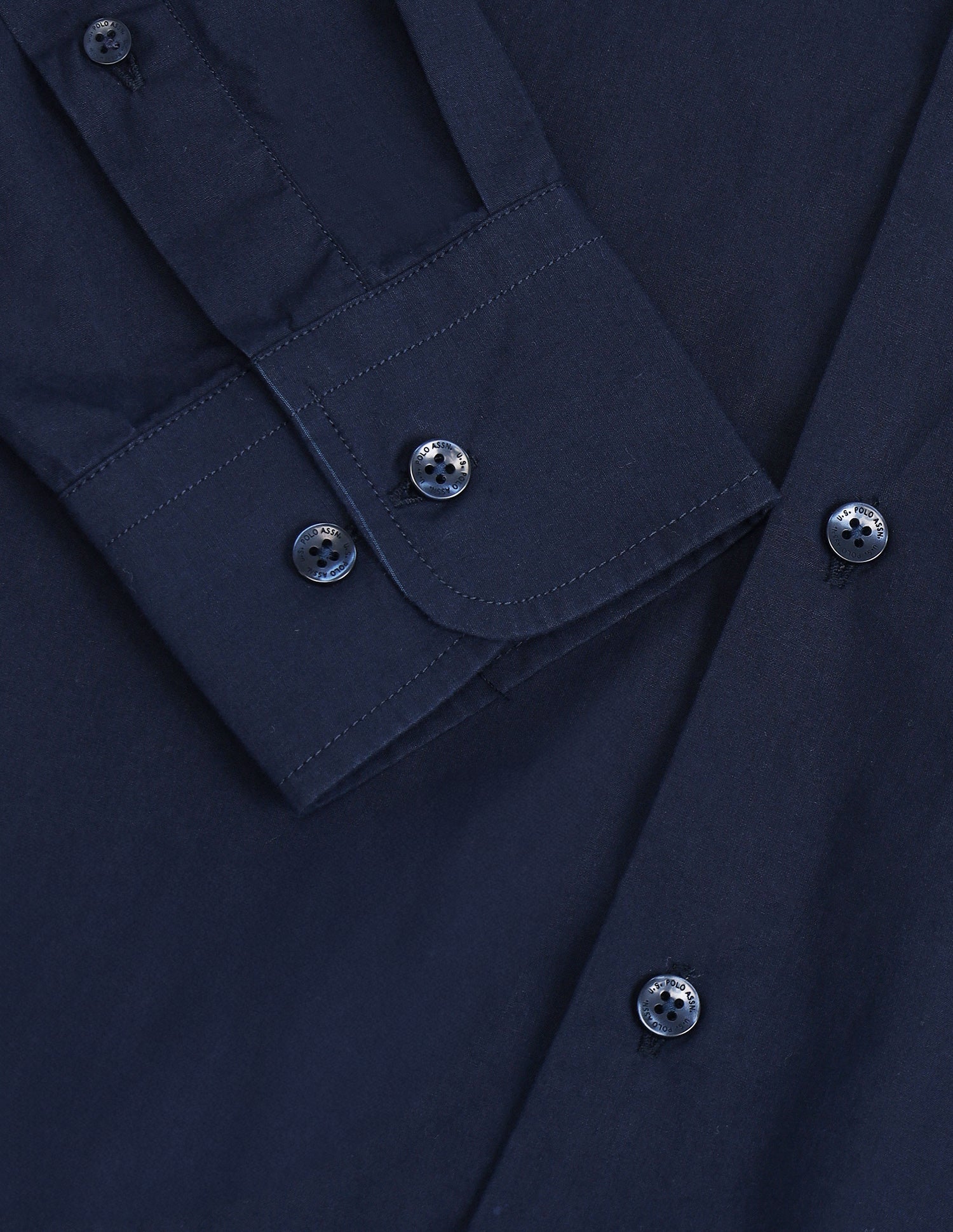 Horizontal Striped Tailored Fit Shirt Navy - U.S. Polo Assn. India | Large