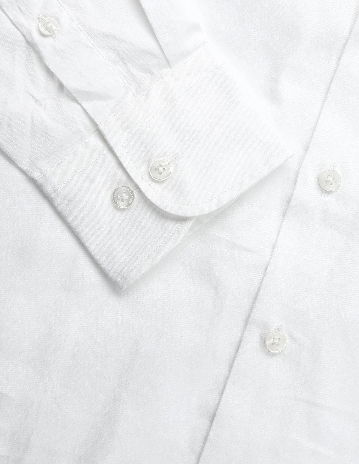 Pure Cotton Tailored Fit Shirt White - U.S. POLO ASSN. | Large