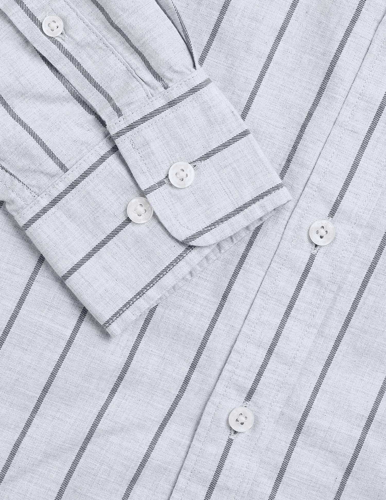 Vertical Striped Tailored Fit Shirt Blue - U.S. Polo Assn. India | Large
