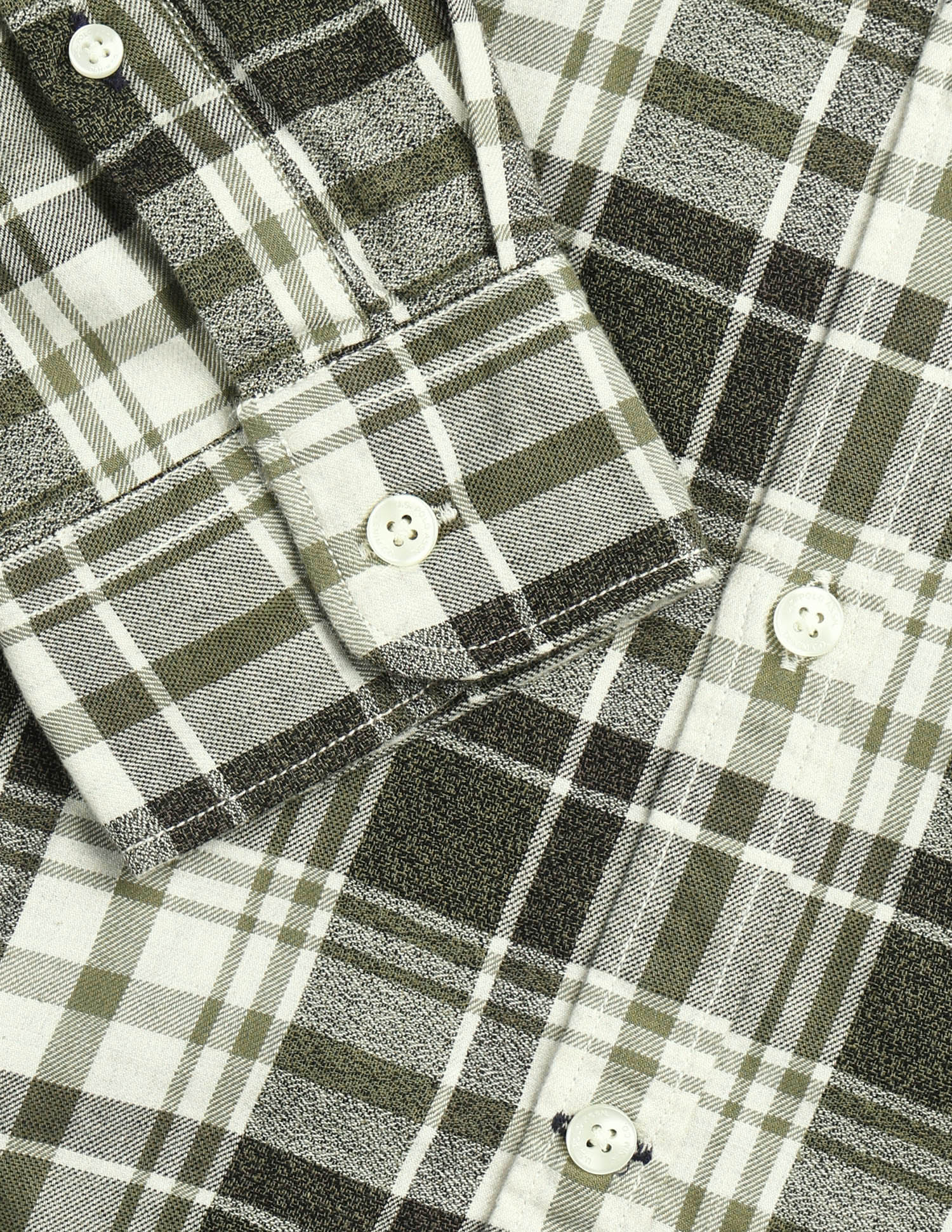 Plaid Checked Regular Fit Shirt Olive - U.S. Polo Assn. India | Large