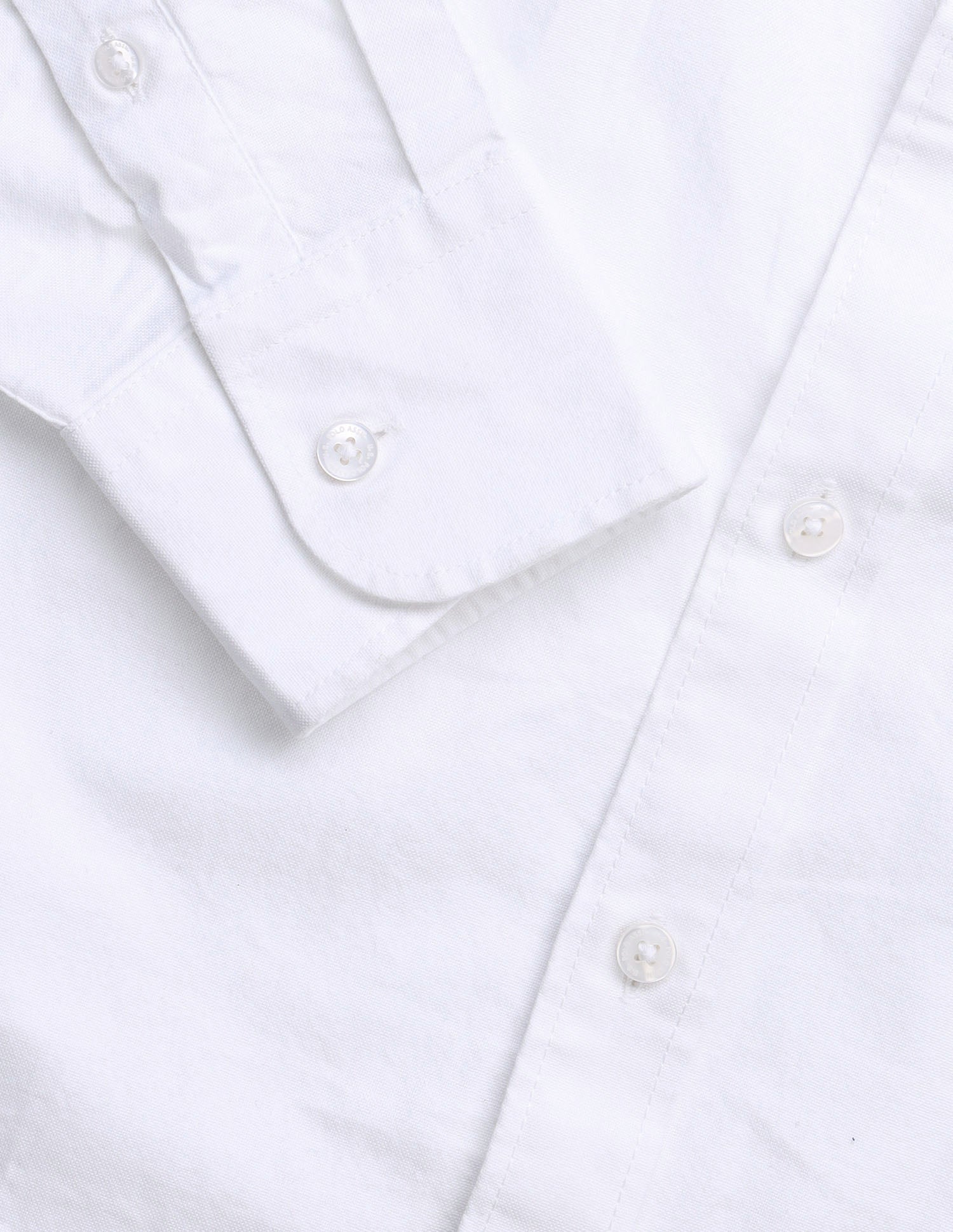 Brand Printed Tailored Fit Oxford Shirt White - U.S. POLO ASSN. | Large