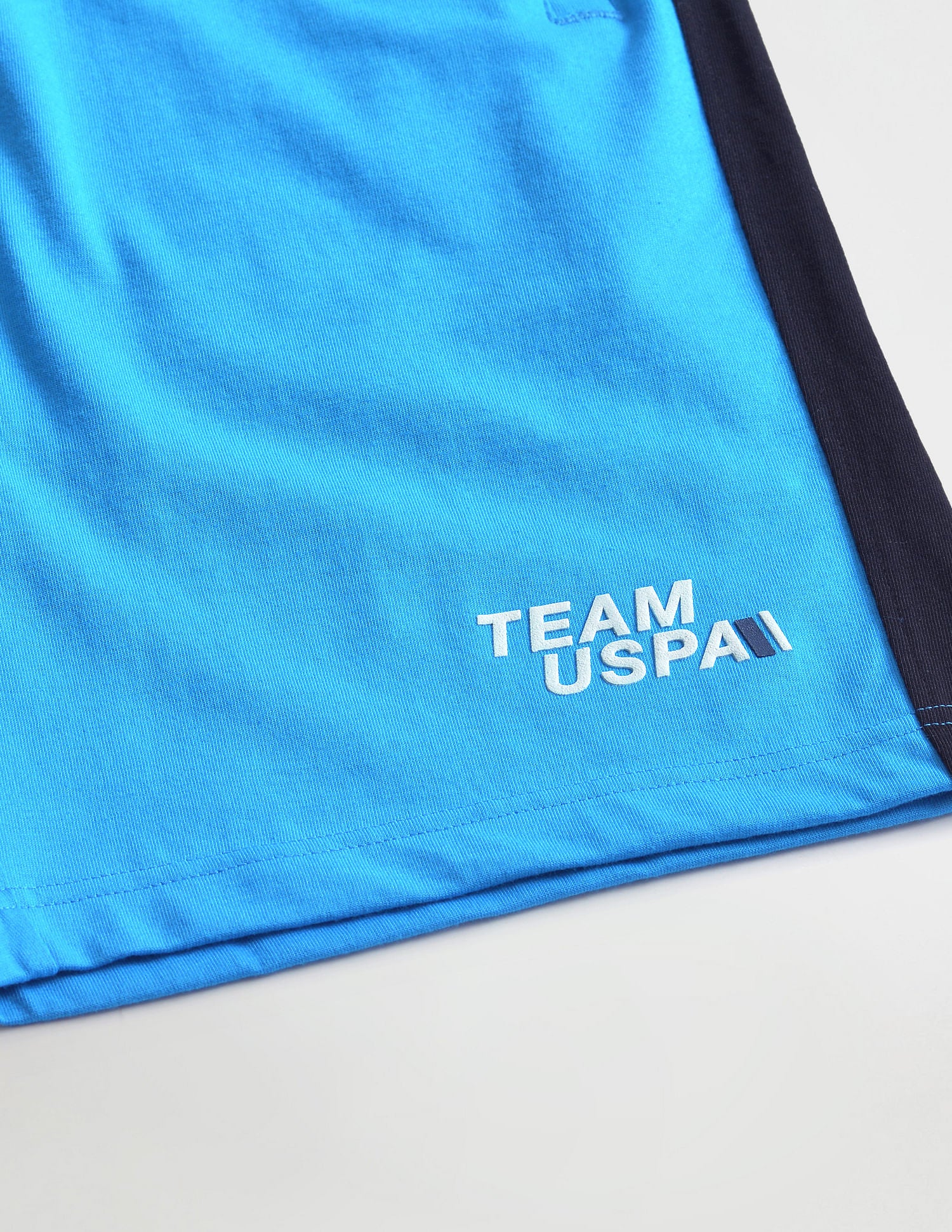 Colour Block Logo IYAR Knit Shorts - Pack Of 1 Blue - U.S. POLO ASSN. | Large