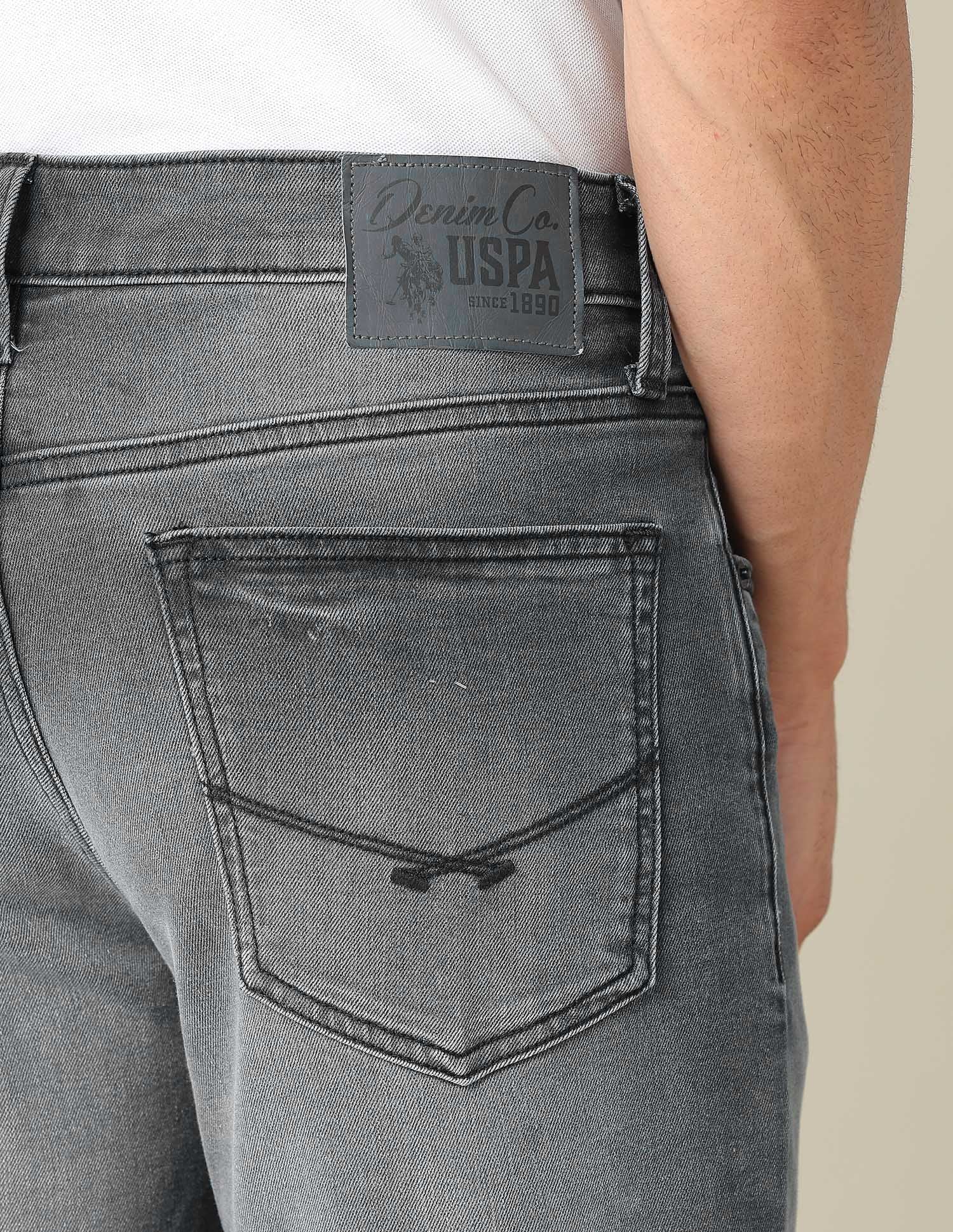 Brandon Slim Tapered Fit Black Jeans Black - U.S. POLO ASSN. | Large