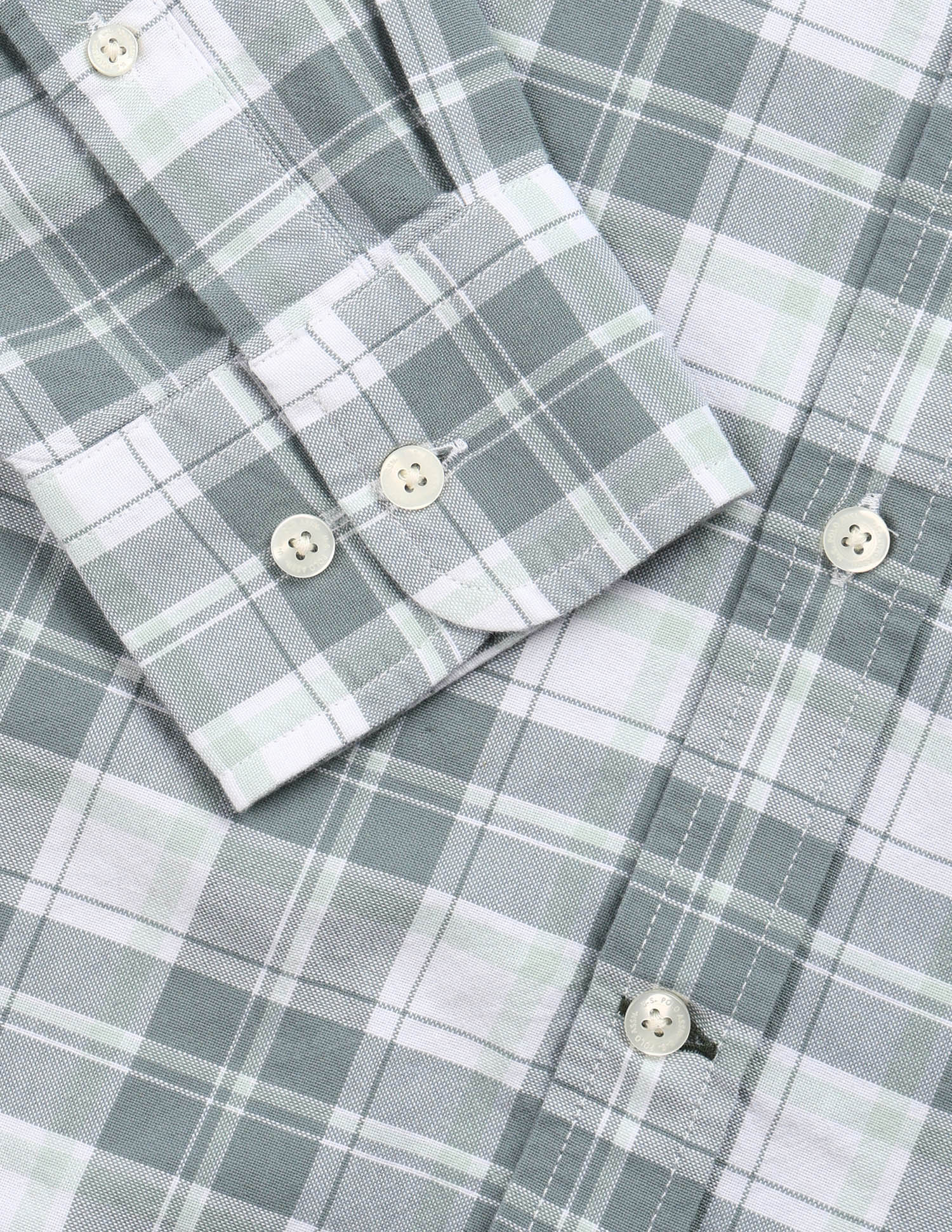 Oxford Tartan Checked Shirt Green - U.S. Polo Assn. India | Large