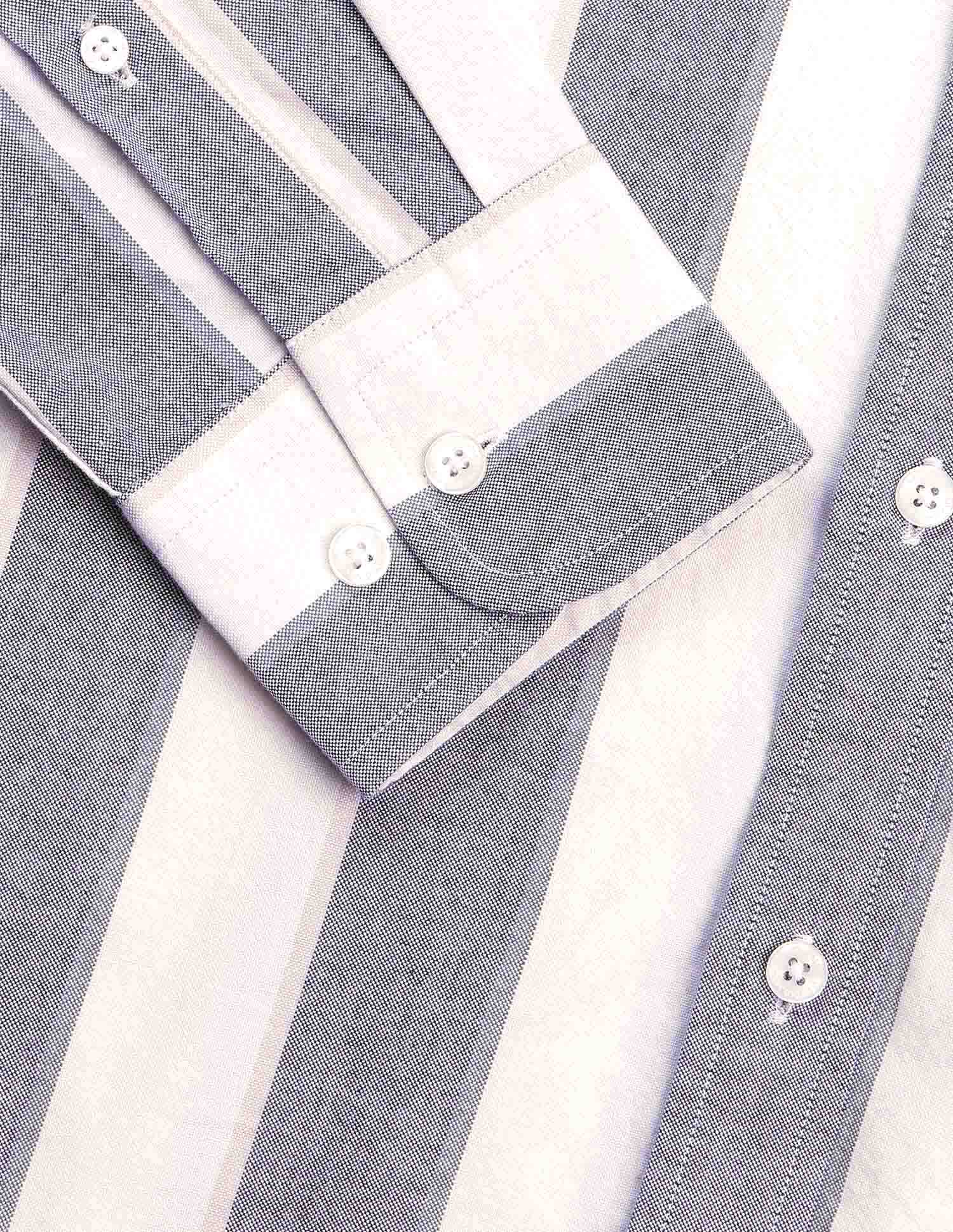 Pure Cotton Vertical Striped Shirt Navy - U.S. POLO ASSN. | Large