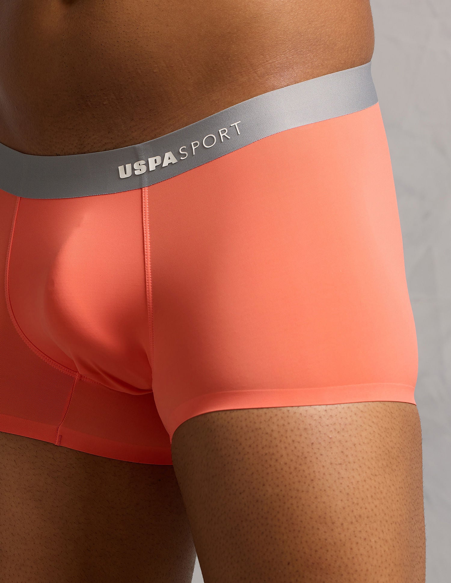 Micro Fibre Seamless Ultra-Light Trunk Orange - U.S. POLO ASSN. | Large