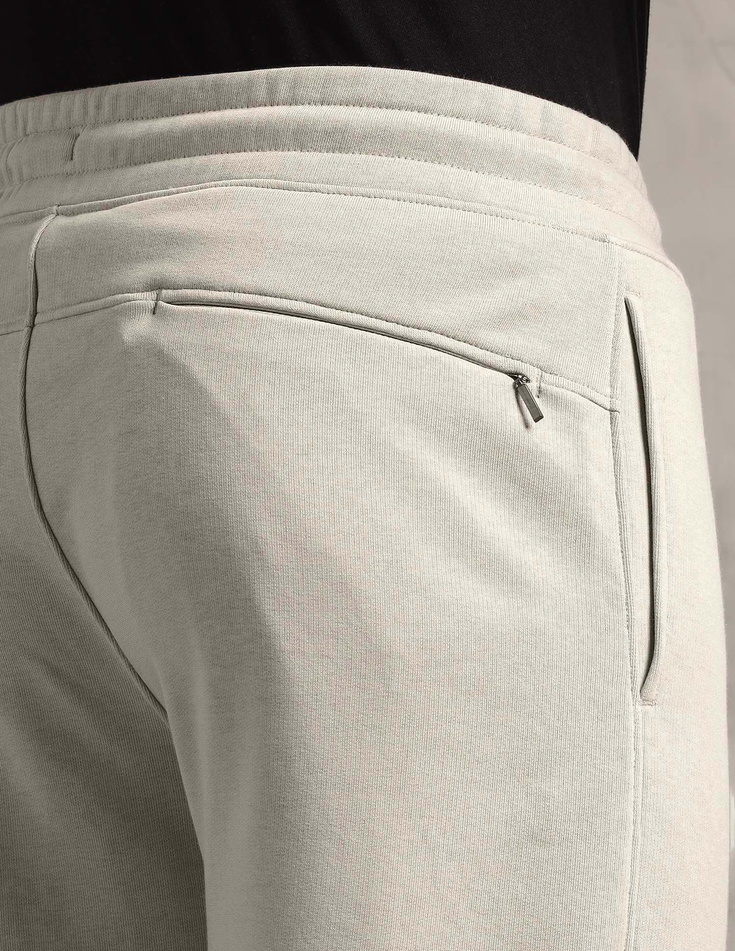 Baggy Fit Cotton Terry OR006 Lounge Pants - Pack Of 1 Grey Mid Stone - U.S. Polo Assn. India | Large