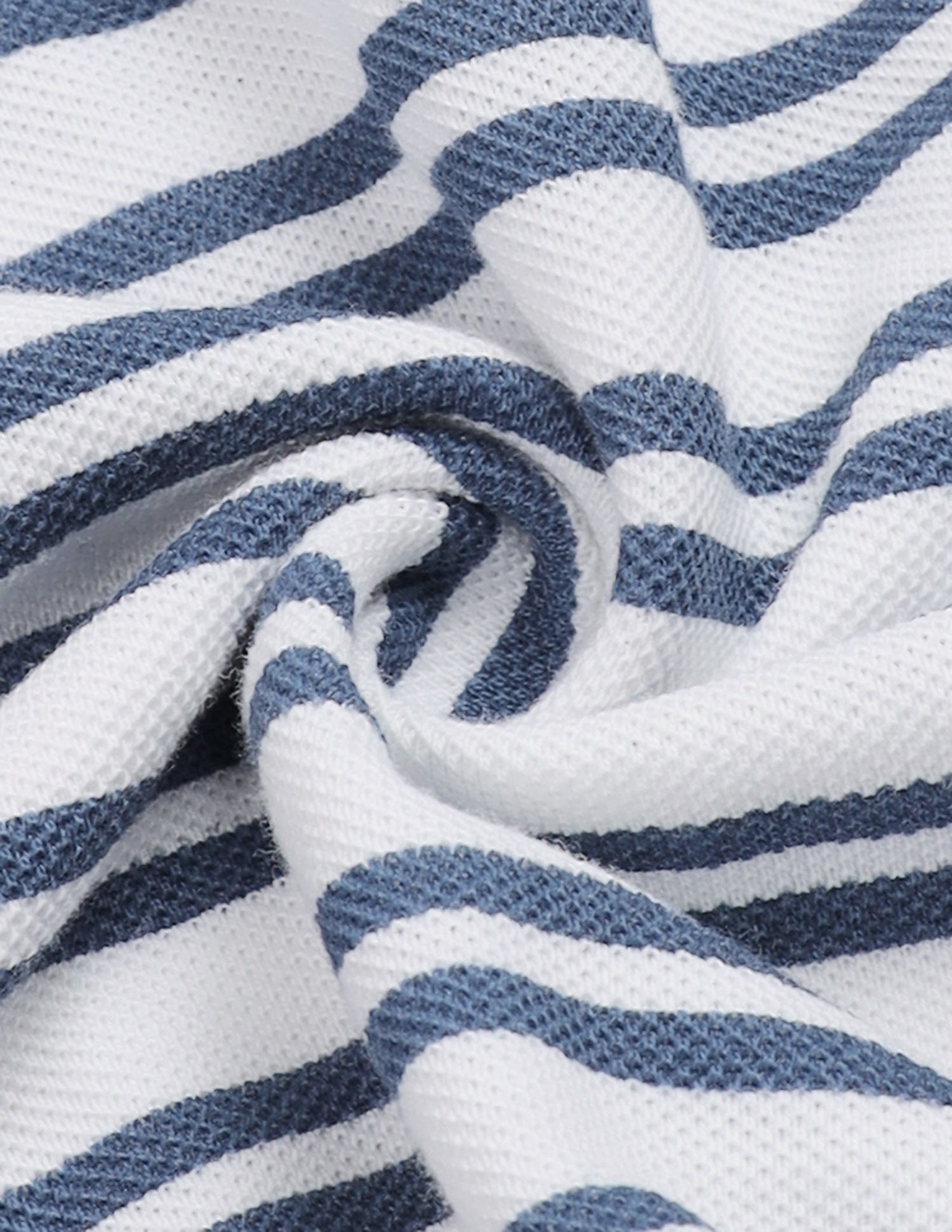 Horizontal Striped Regular Fit Polo Shirt Blue - U.S. Polo Assn. India | Large