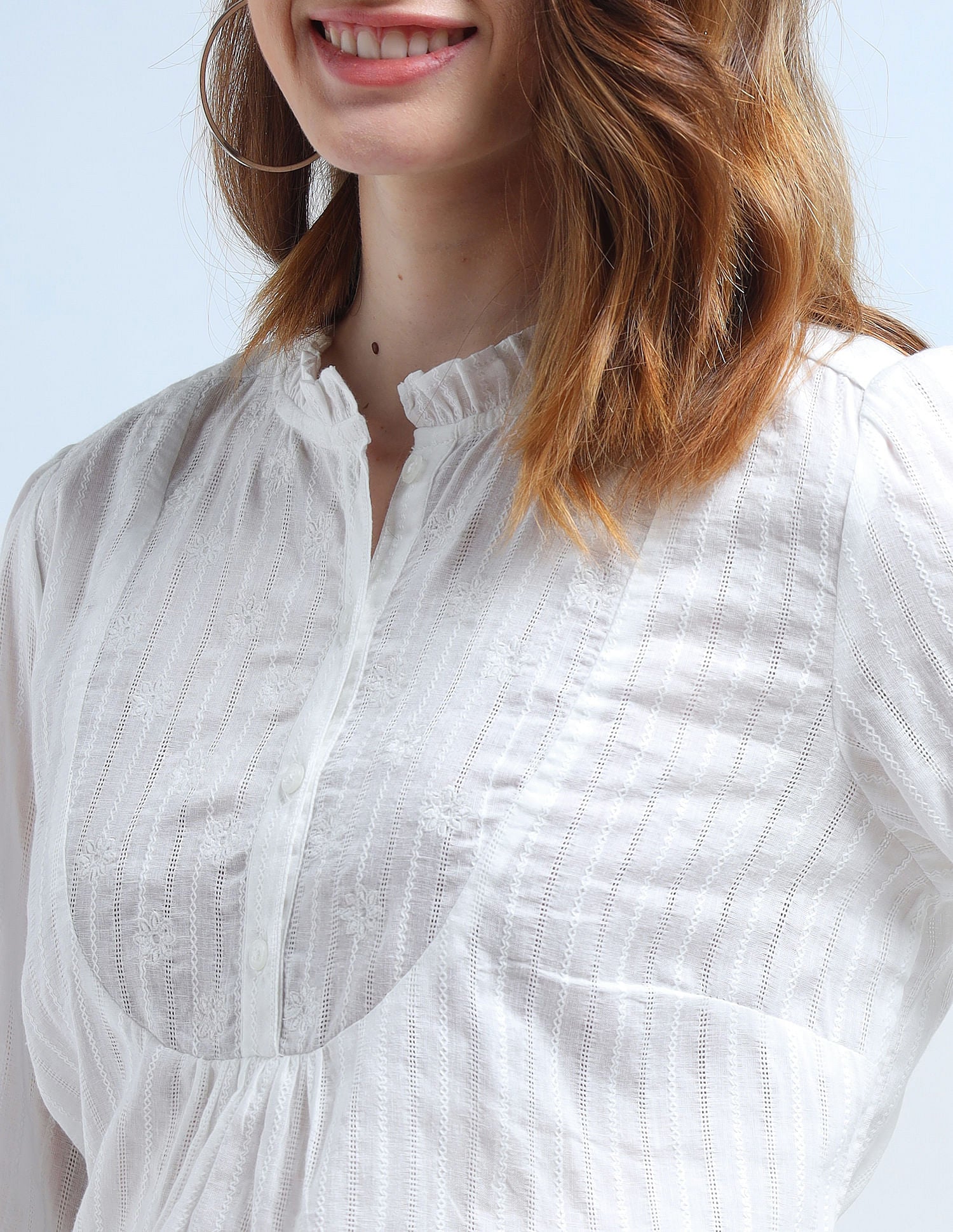 Tape Detail Dobby Top White - U.S. POLO ASSN. | Large