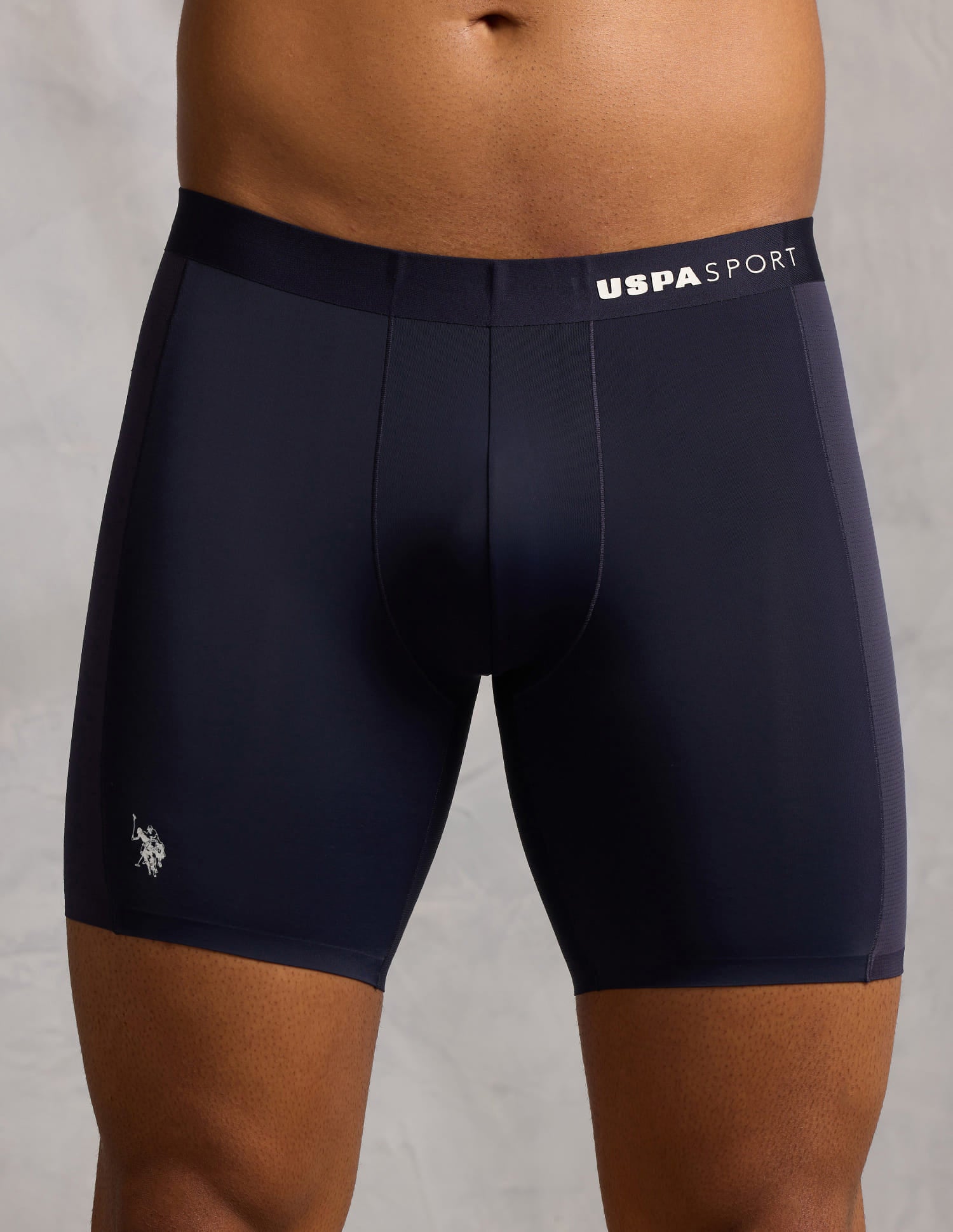 Micro Fibre Seamless Long Trunk Navy - U.S. Polo Assn. India | Large
