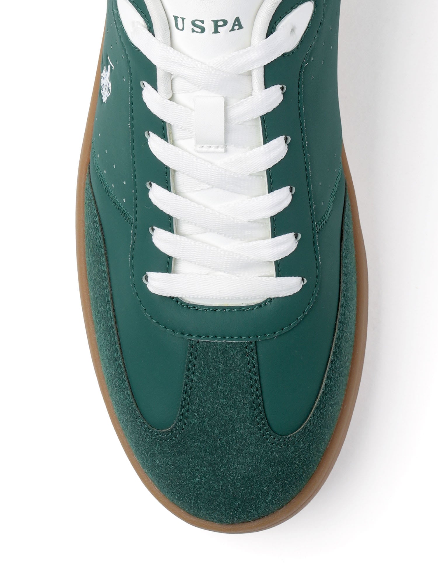 Men Cenik Colourblocked Sneakers Green - U.S. Polo Assn. India | Large