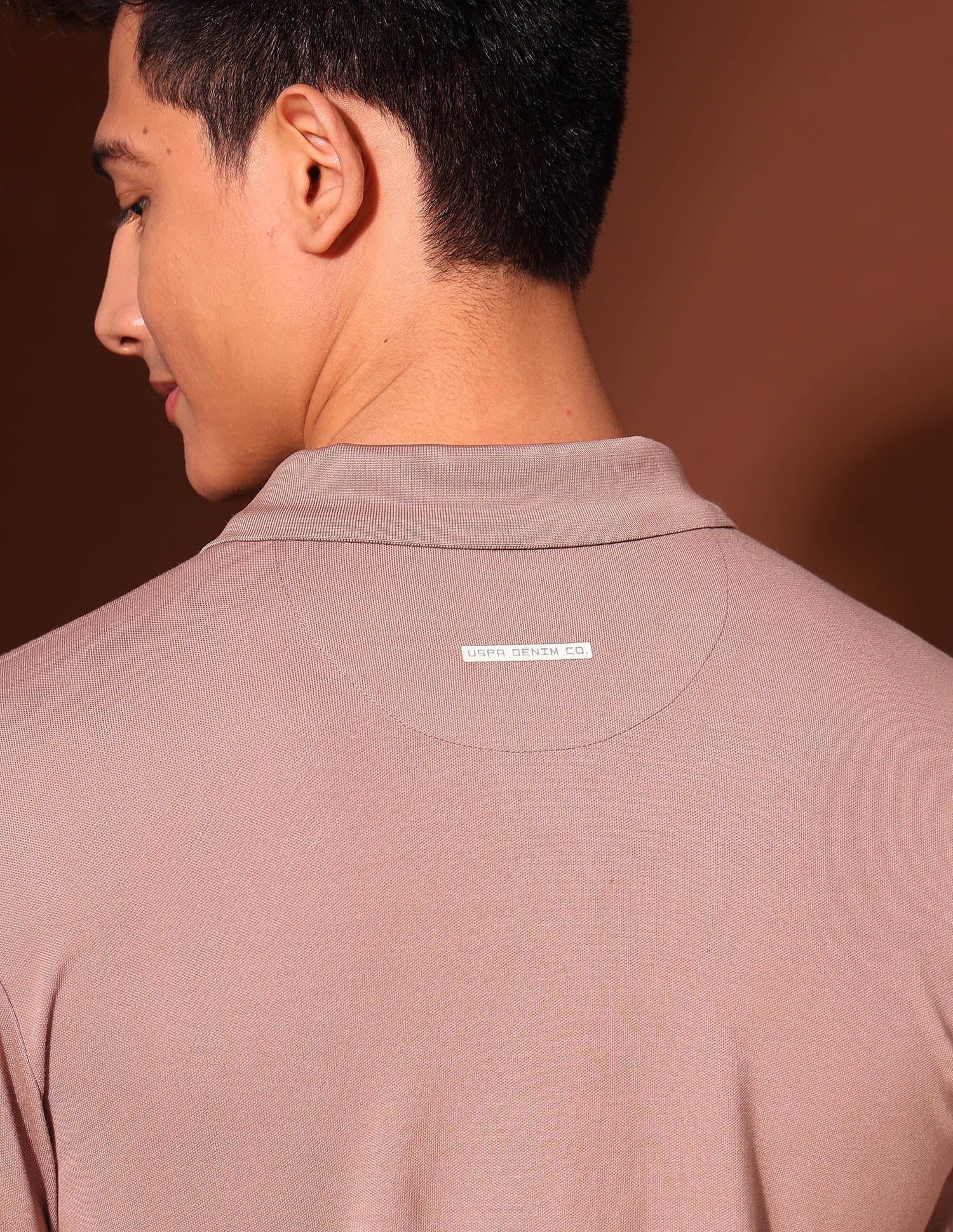 Brand Printed Work And Wander Polo Shirt Pink - U.S. POLO ASSN. | Large