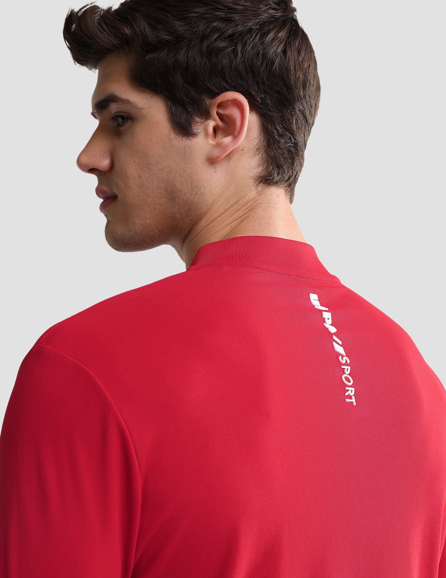 Solid Slim Fit Active Polo Shirt Red - U.S. Polo Assn. India | Large