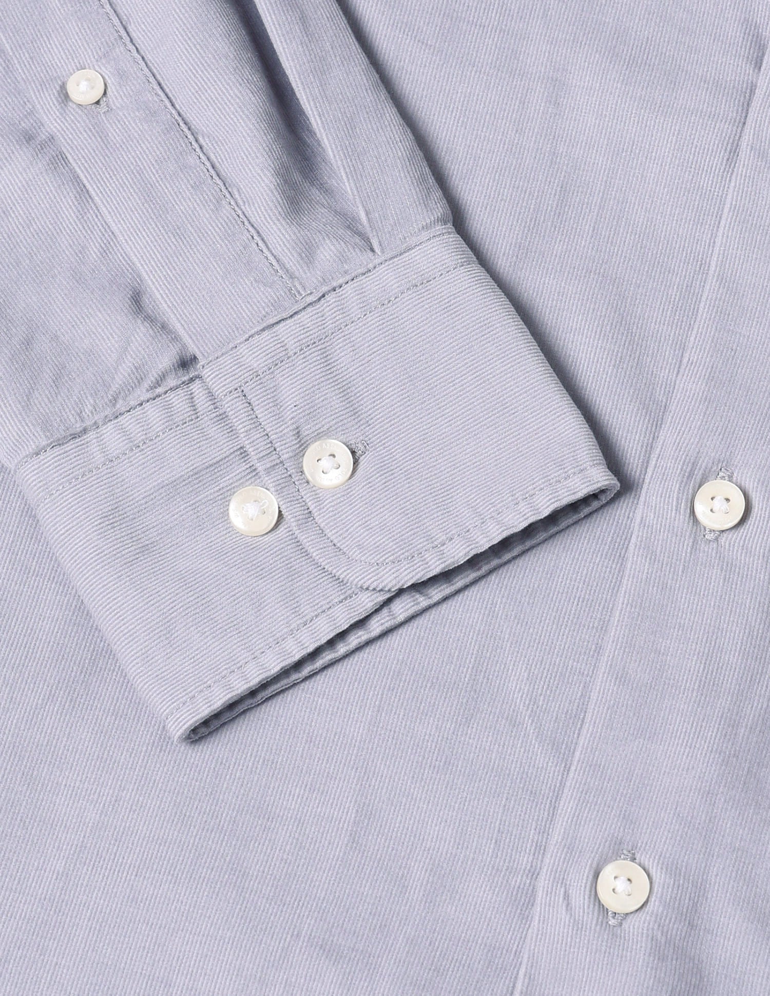 Tailored Fit Corduroy Shirt Grey - U.S. Polo Assn. India | Large