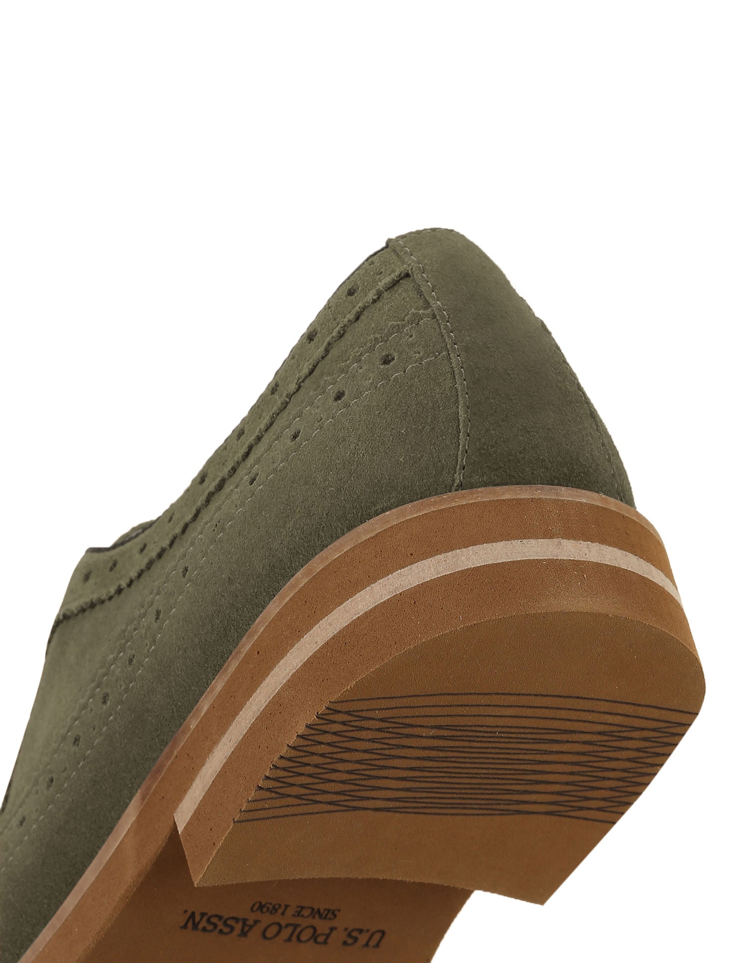 Men Lumer Lace-Ups Casual Shoes Olive - U.S. POLO ASSN. | Large