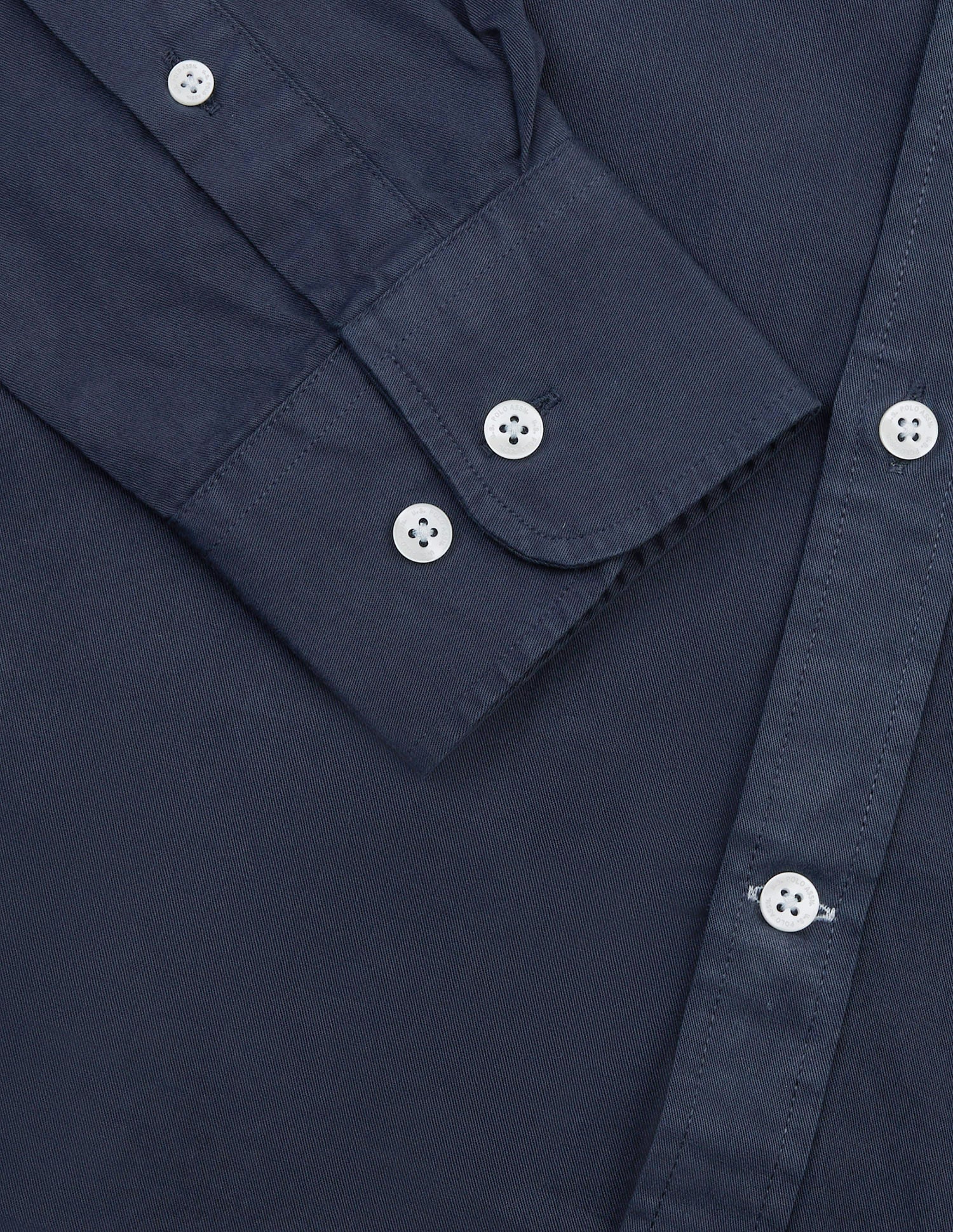 Tailored Fit Cotton Shirt Navy - U.S. Polo Assn. India | Large
