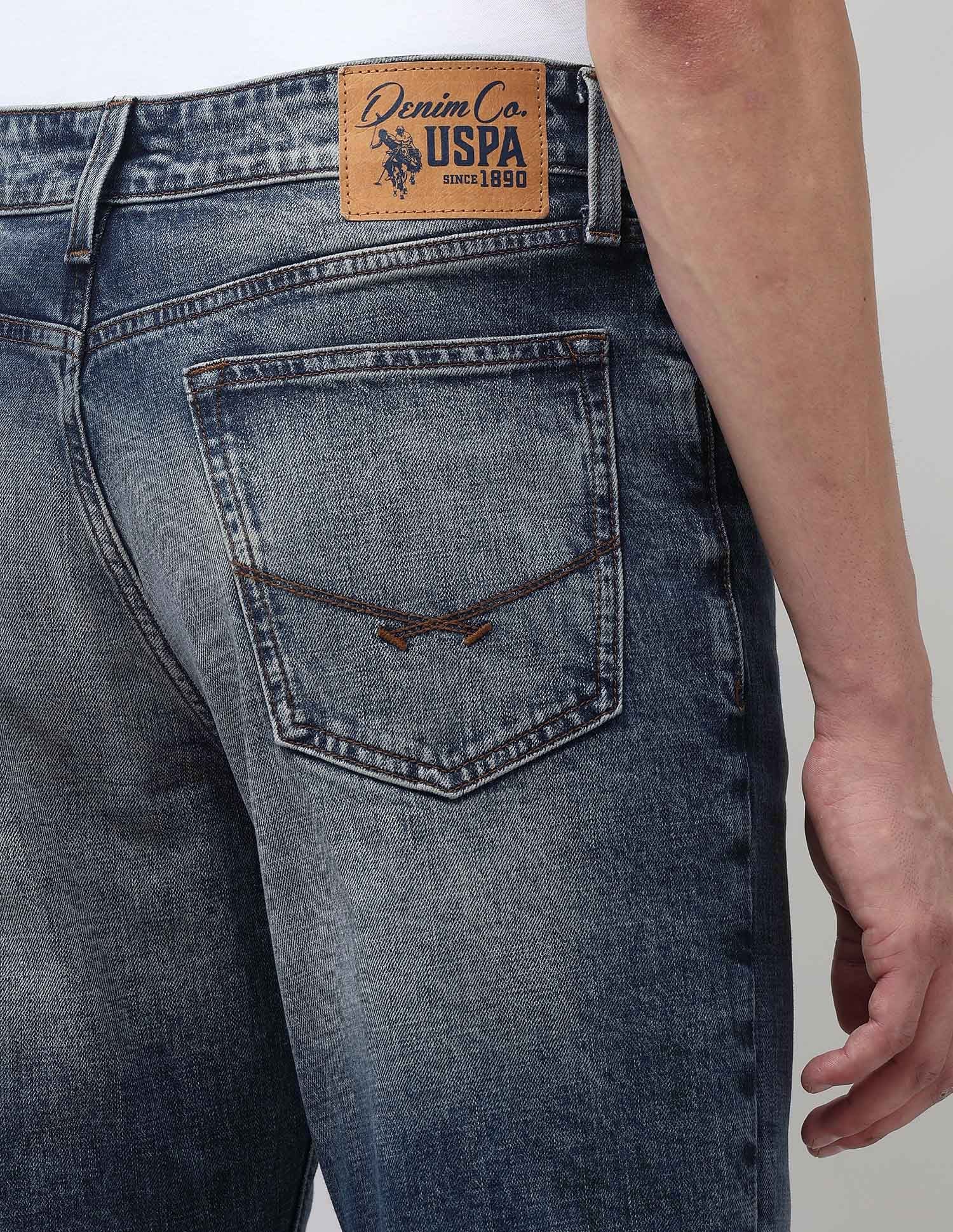 Connor Bootcut Blue Jeans Rags Wash - U.S. POLO ASSN. | Large