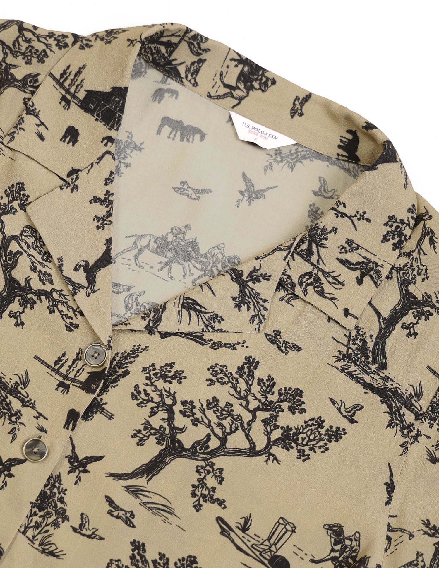 Regular Fit Floral Printed Shirt Multi-colour - U.S. POLO ASSN. | Large