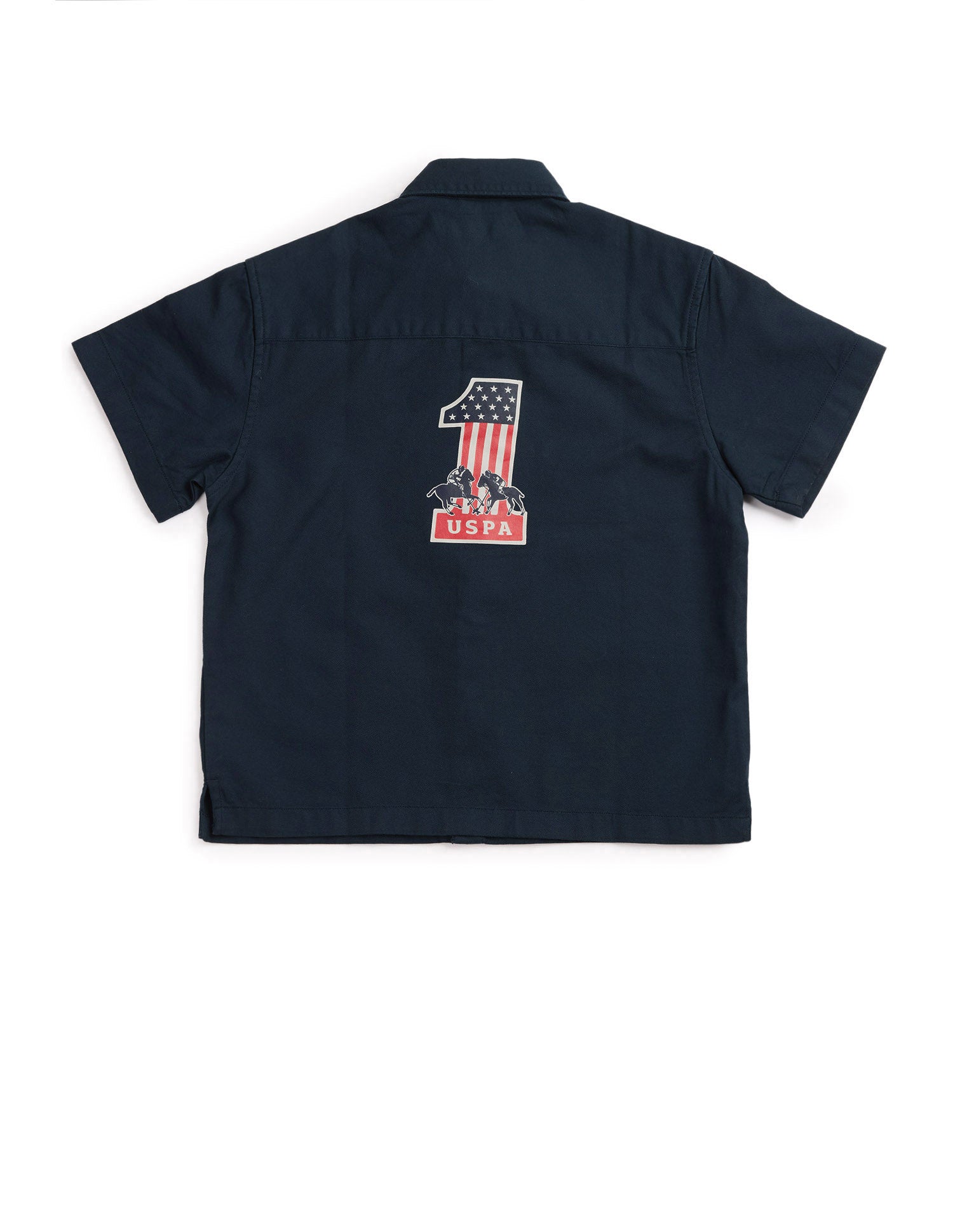 Boys Logo Twill Shirt Navy - U.S. POLO ASSN. | Large