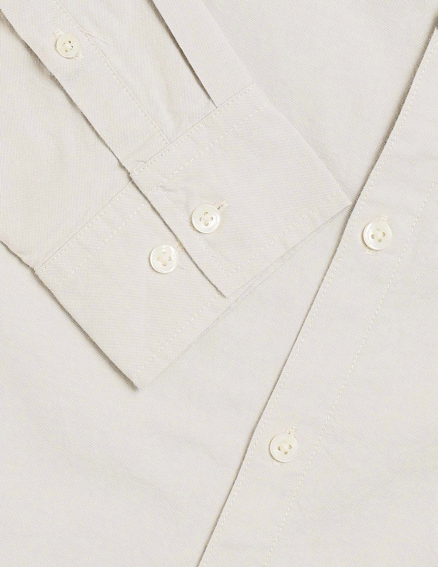 Tailored Fit Oxford Shirt Beige - U.S. Polo Assn. India | Large