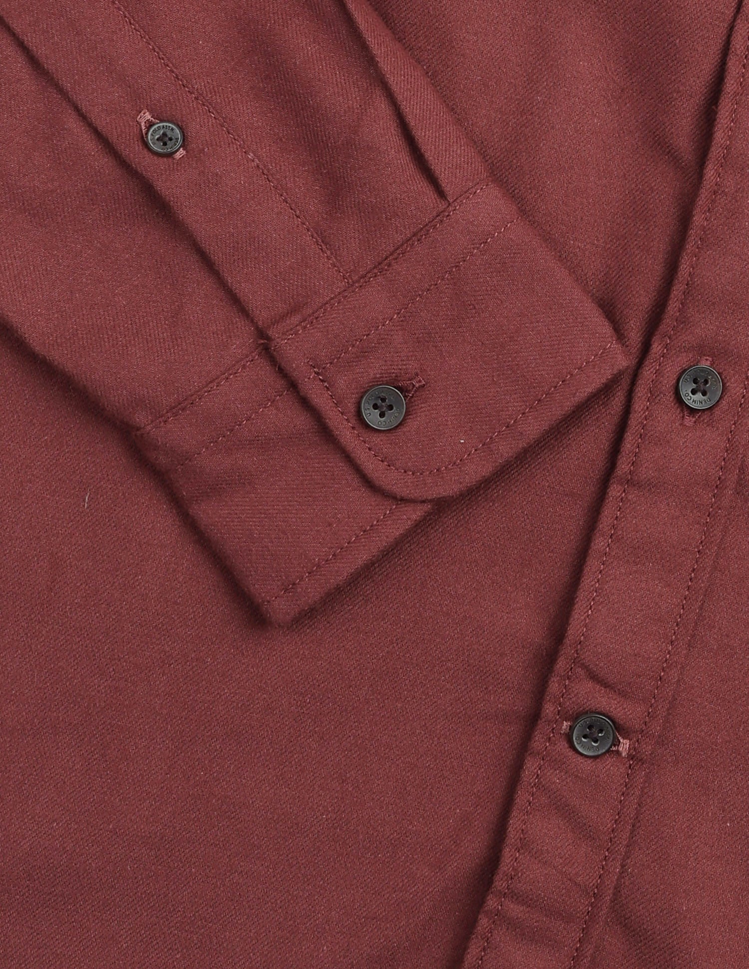Twill Solid Shirt Rust - U.S. Polo Assn. India | Large