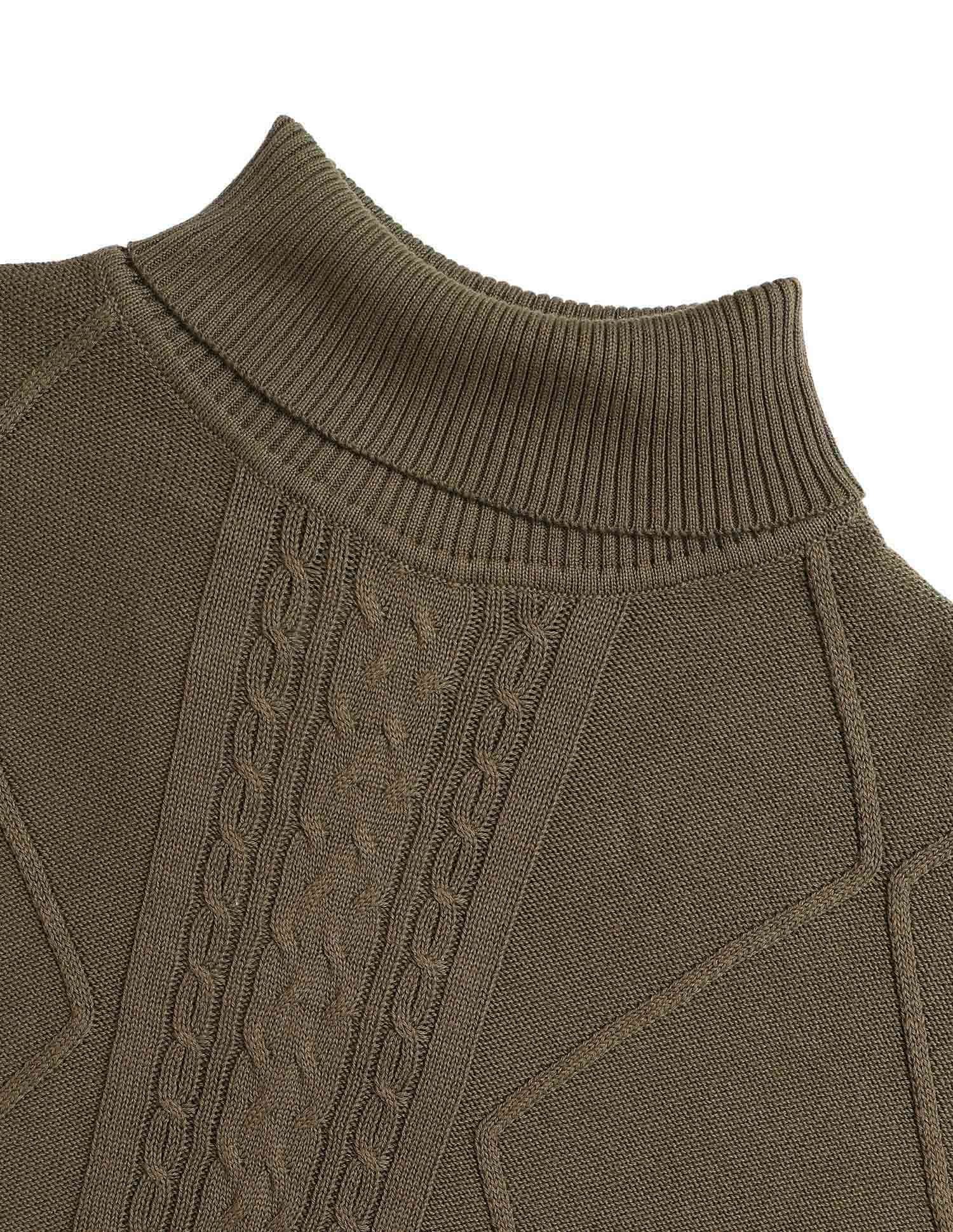 Patterned Knit Regular Fit Sweater Green - U.S. POLO ASSN. | Large