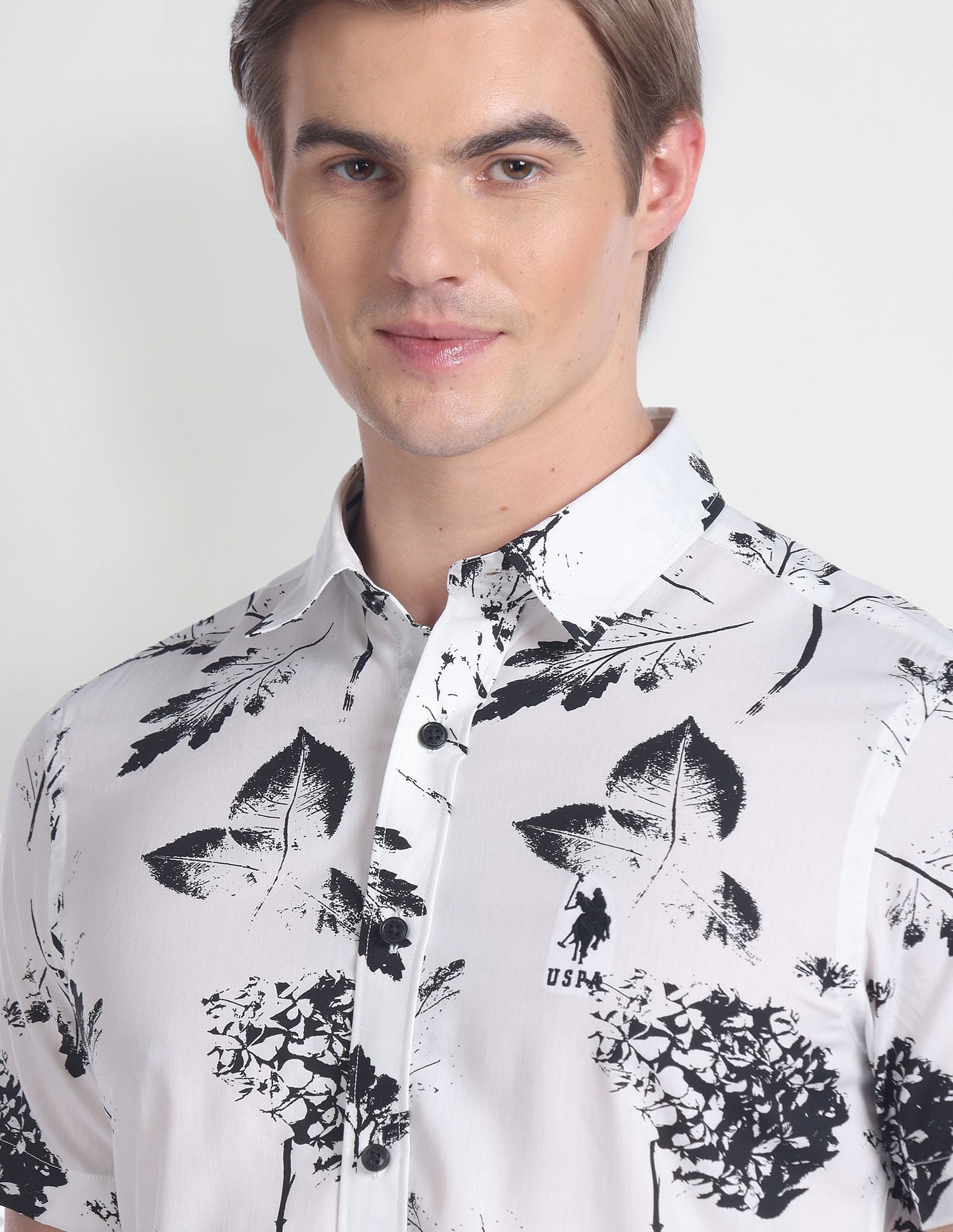 Short Sleeve Tropical Print Shirt – U.S. Polo Assn. India