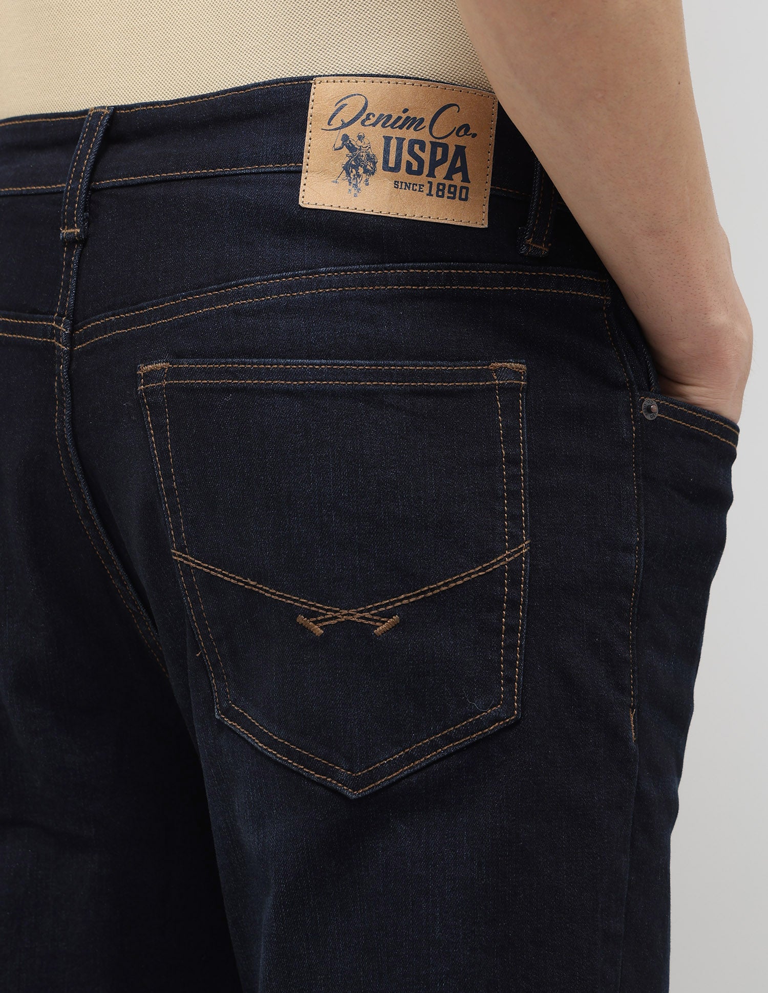 Connor Bootcut Blue Jeans Dark Indigo - U.S. POLO ASSN. | Large