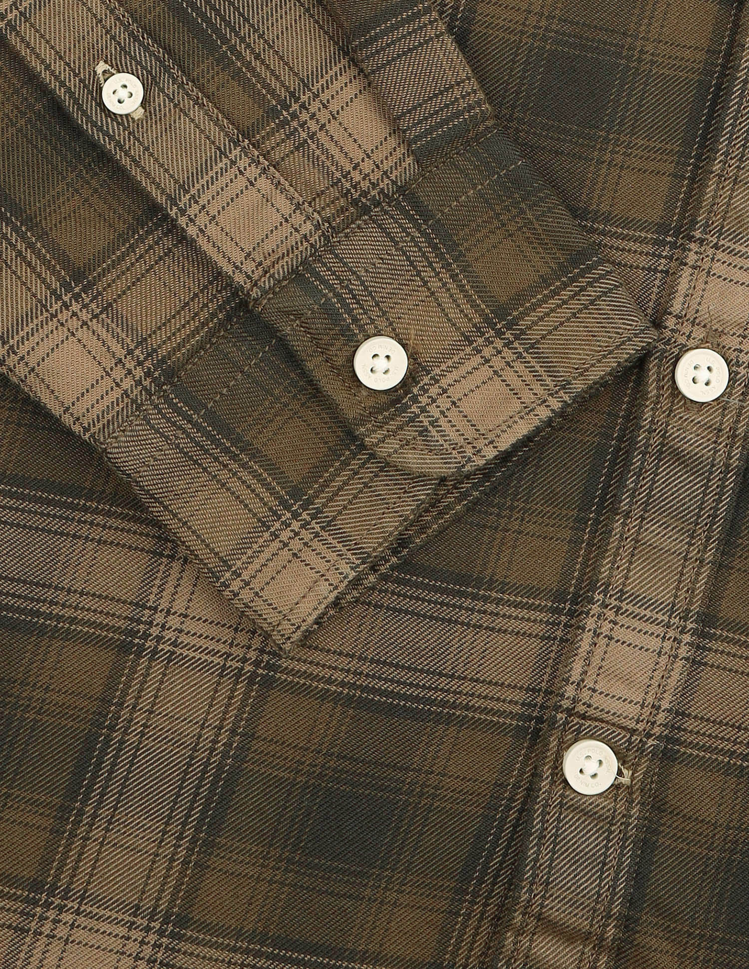 Tartan Checked Twill Shirt Brown - U.S. Polo Assn. India | Large