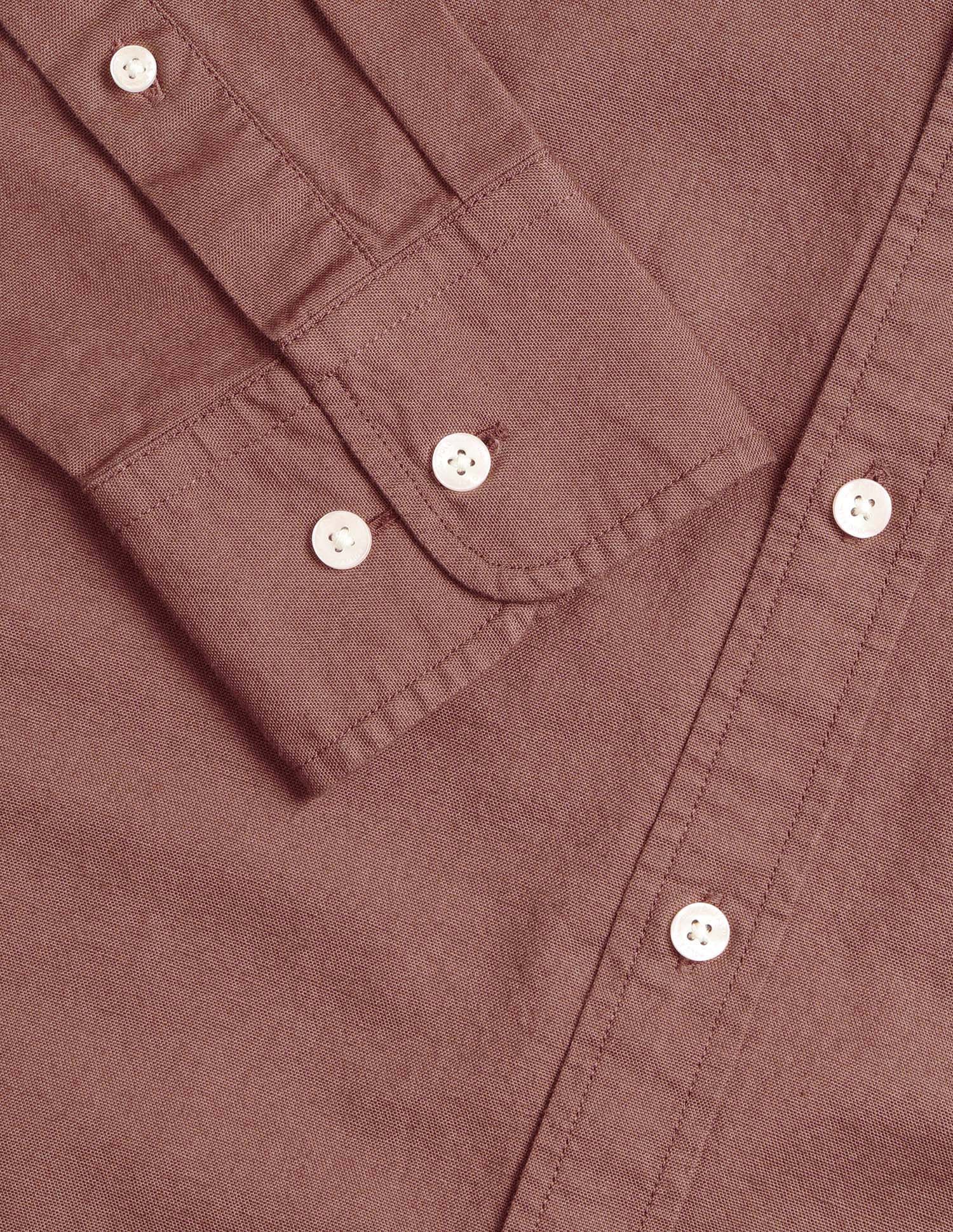 Tailored Fit Oxford Shirt Dark Pink - U.S. Polo Assn. India | Large