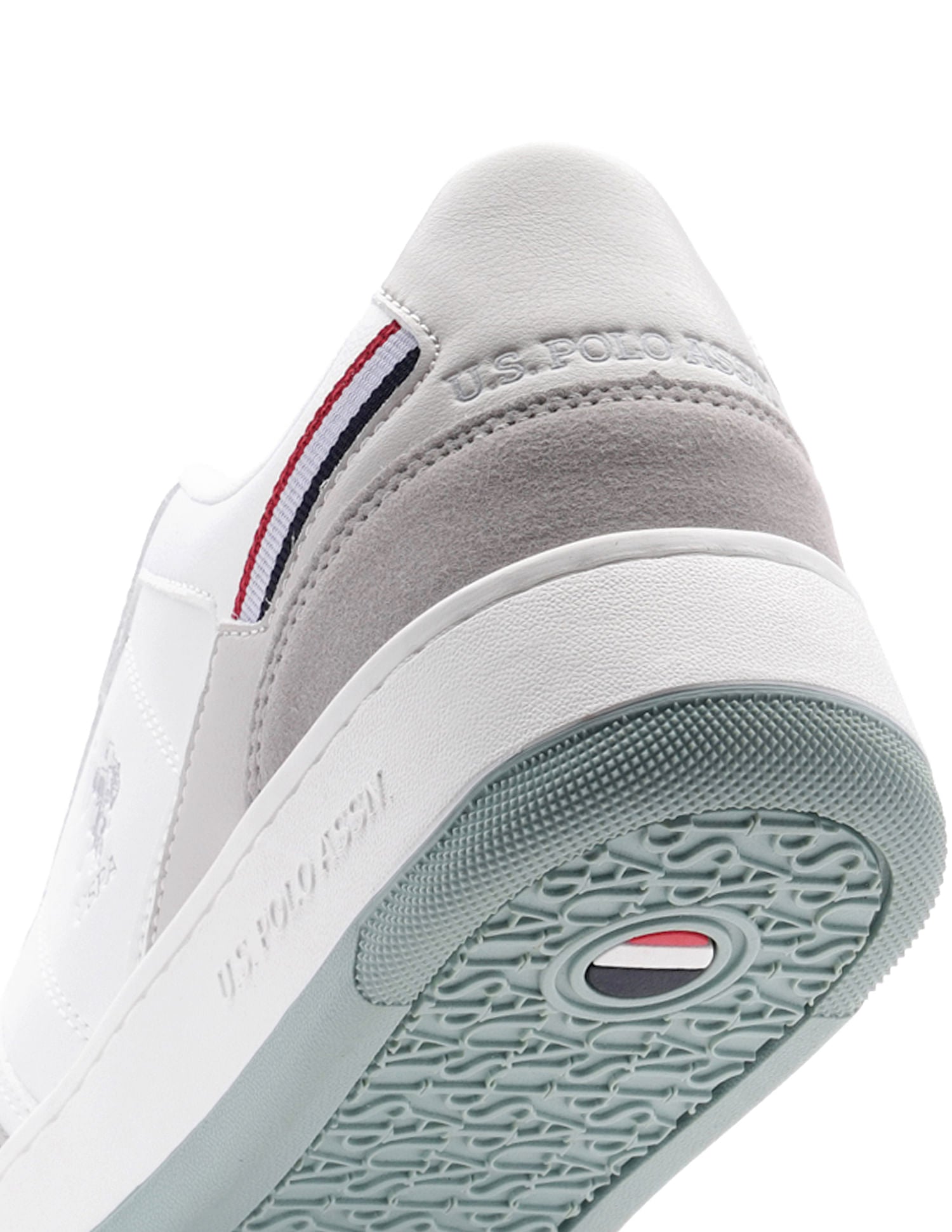 Men Joas Grey Retro Court Sneakers Grey - U.S. Polo Assn. India | Large