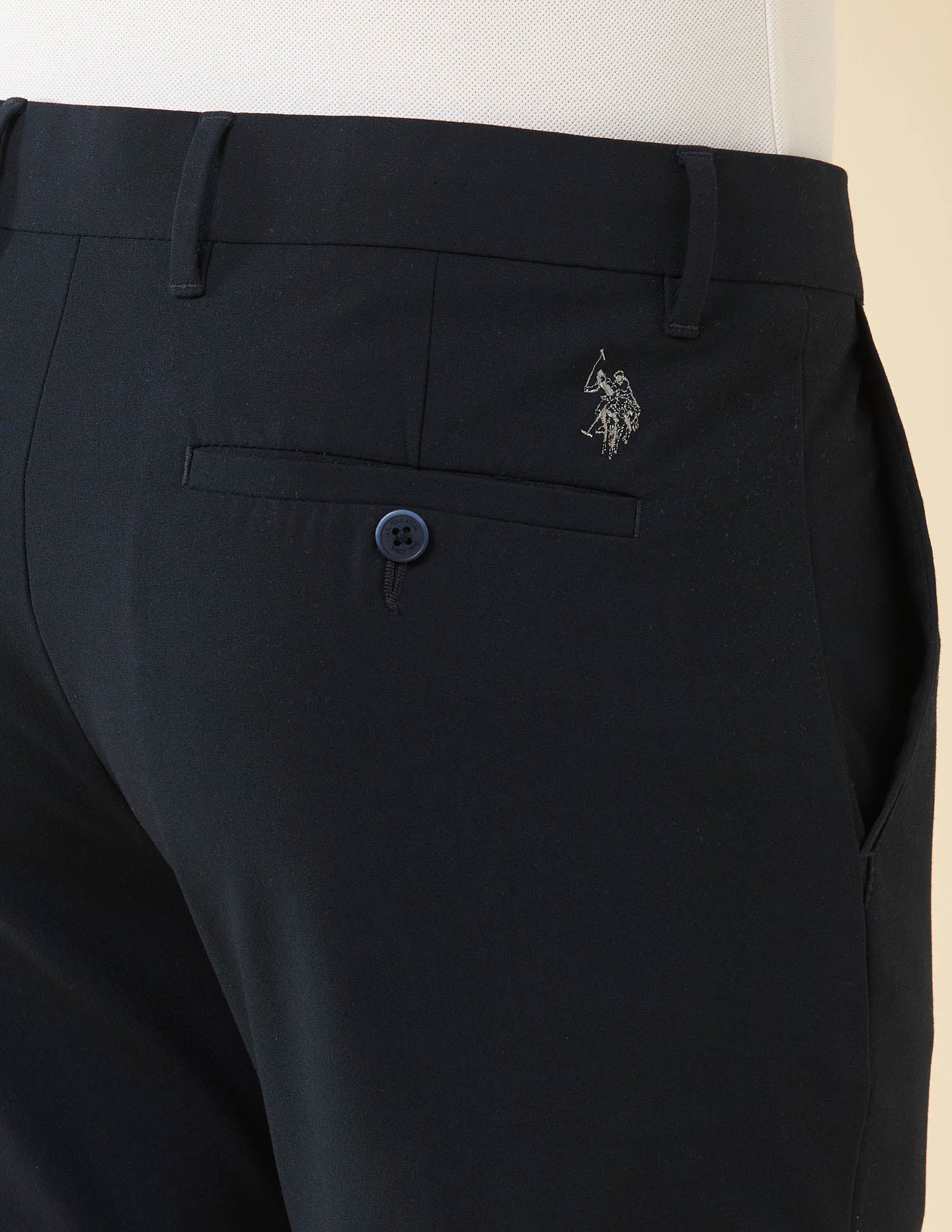 Bi Stretch Austin Slim Fit Chinos Navy - U.S. POLO ASSN. | Large