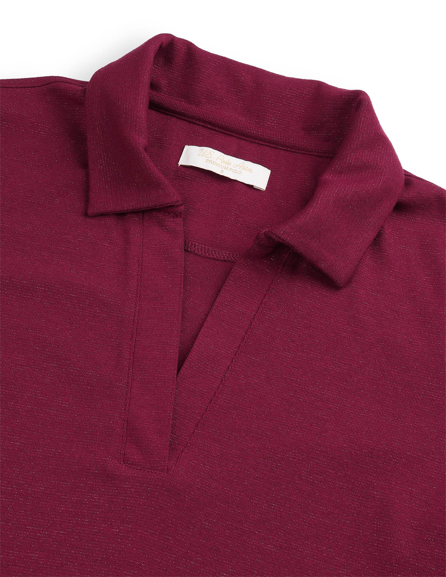 Solid Regular Fit Polo Shirt Red - U.S. Polo Assn. India | Large