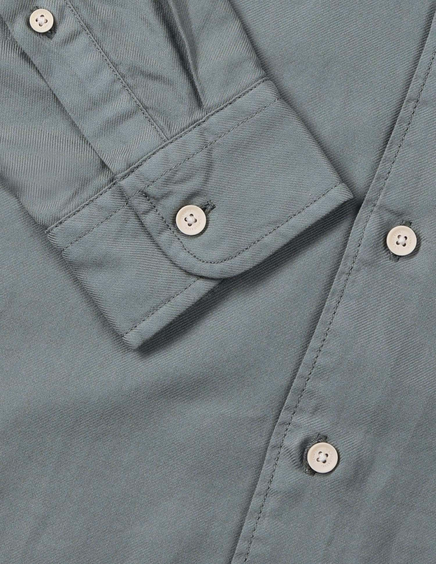 Solid Pure Cotton Twill Shirt Teal - U.S. Polo Assn. India | Large