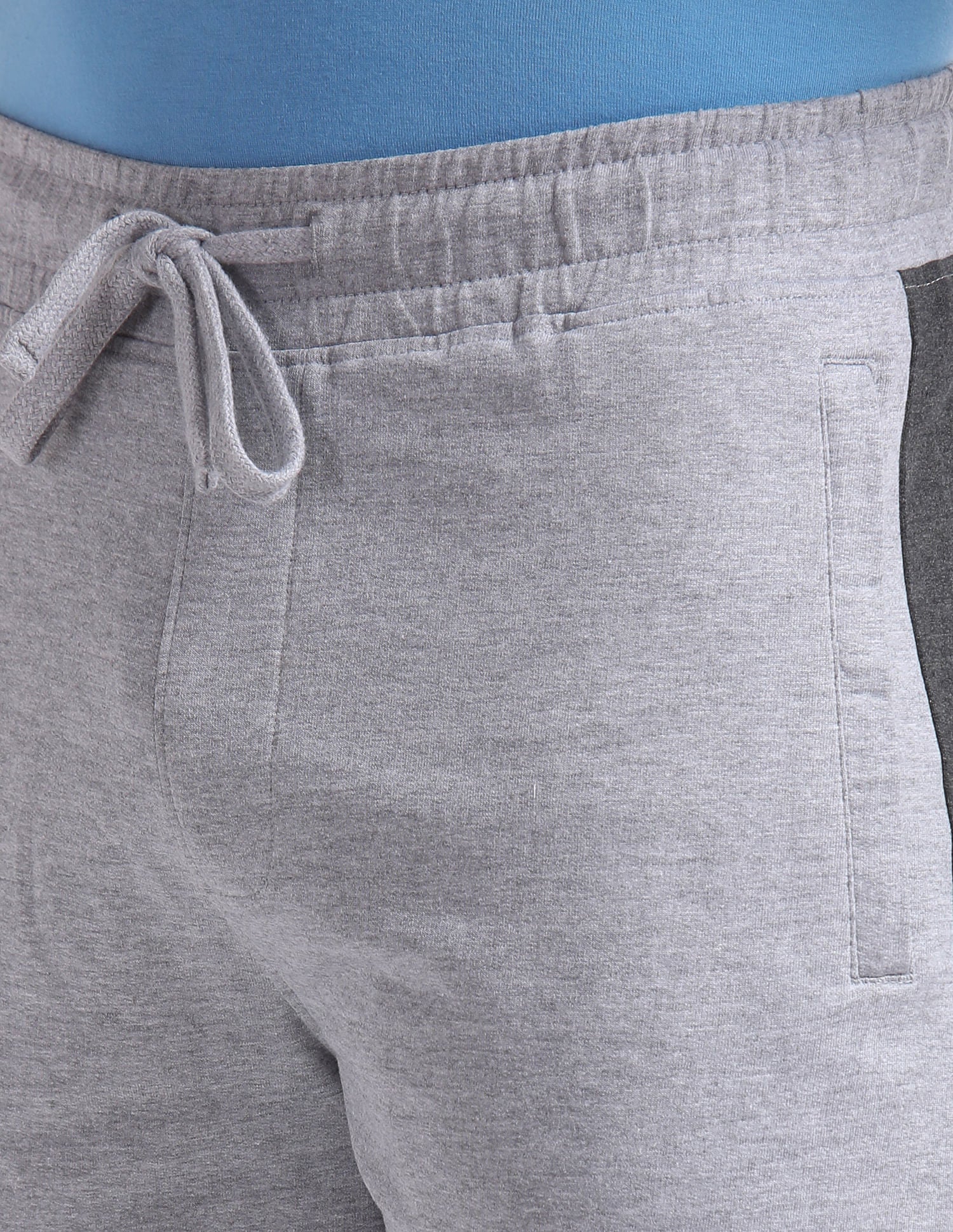 Panelled Cotton OES01 Lounge Shorts - Pack Of 1 Light Grey - U.S. POLO ASSN. | Large