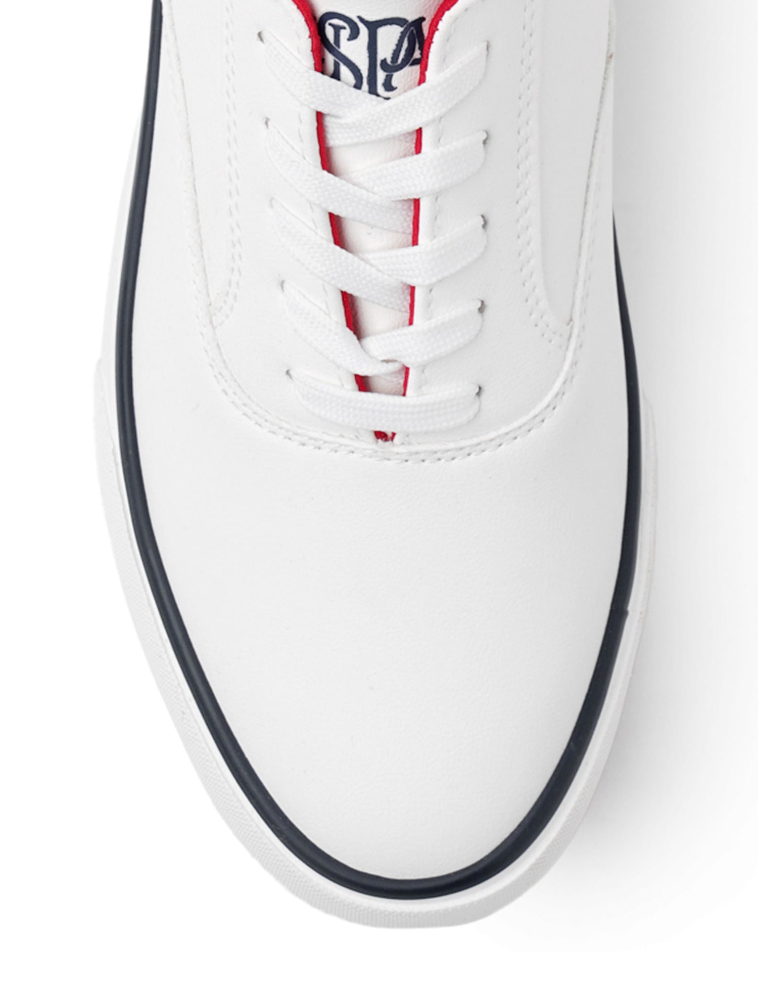 U.S. Polo Assn. Women Parker 2.0 Round Toe Casual Sneakers White - U.S. POLO ASSN. | Large