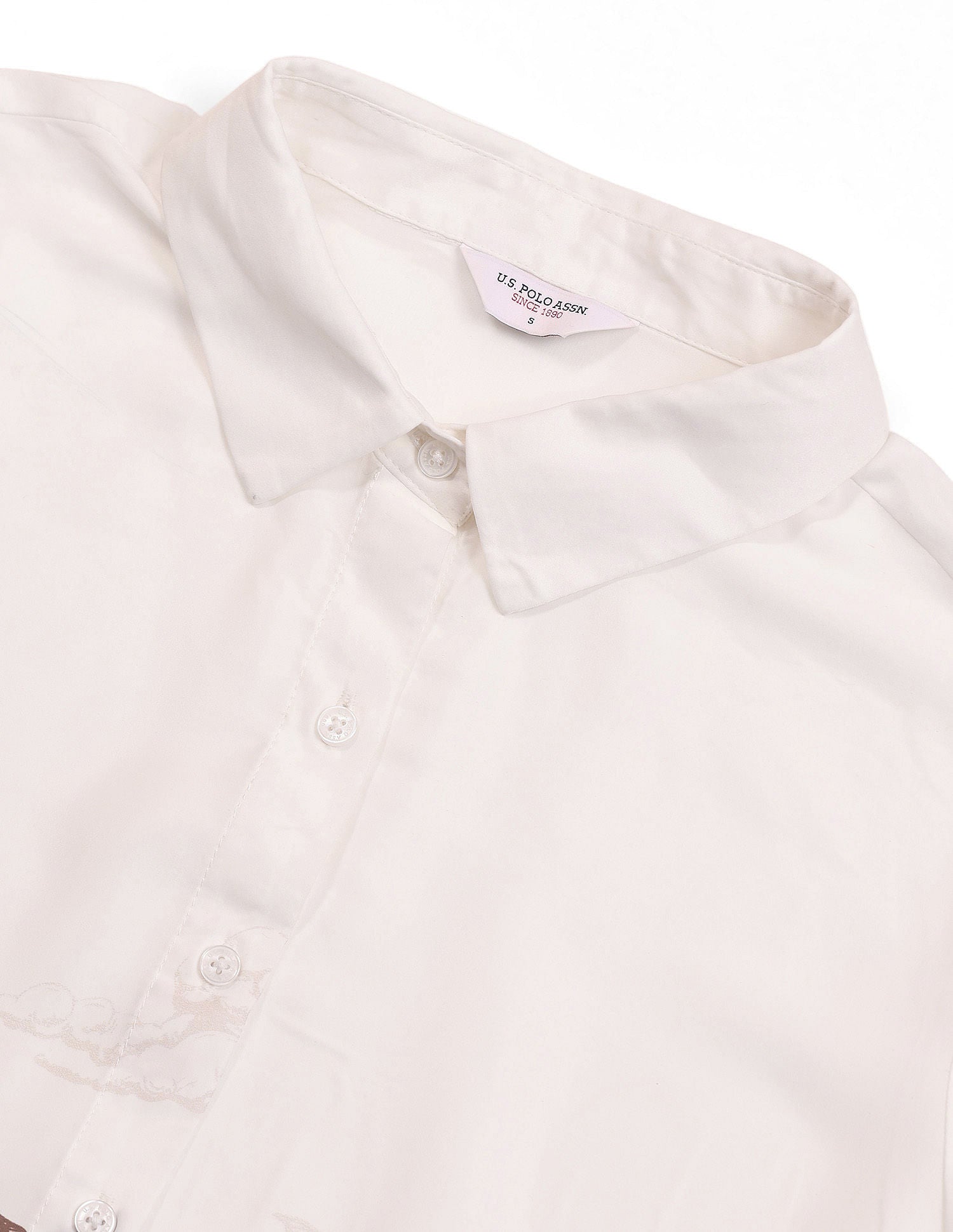 Floral Printed Regular Fit Shirt Brown - U.S. POLO ASSN. | Large