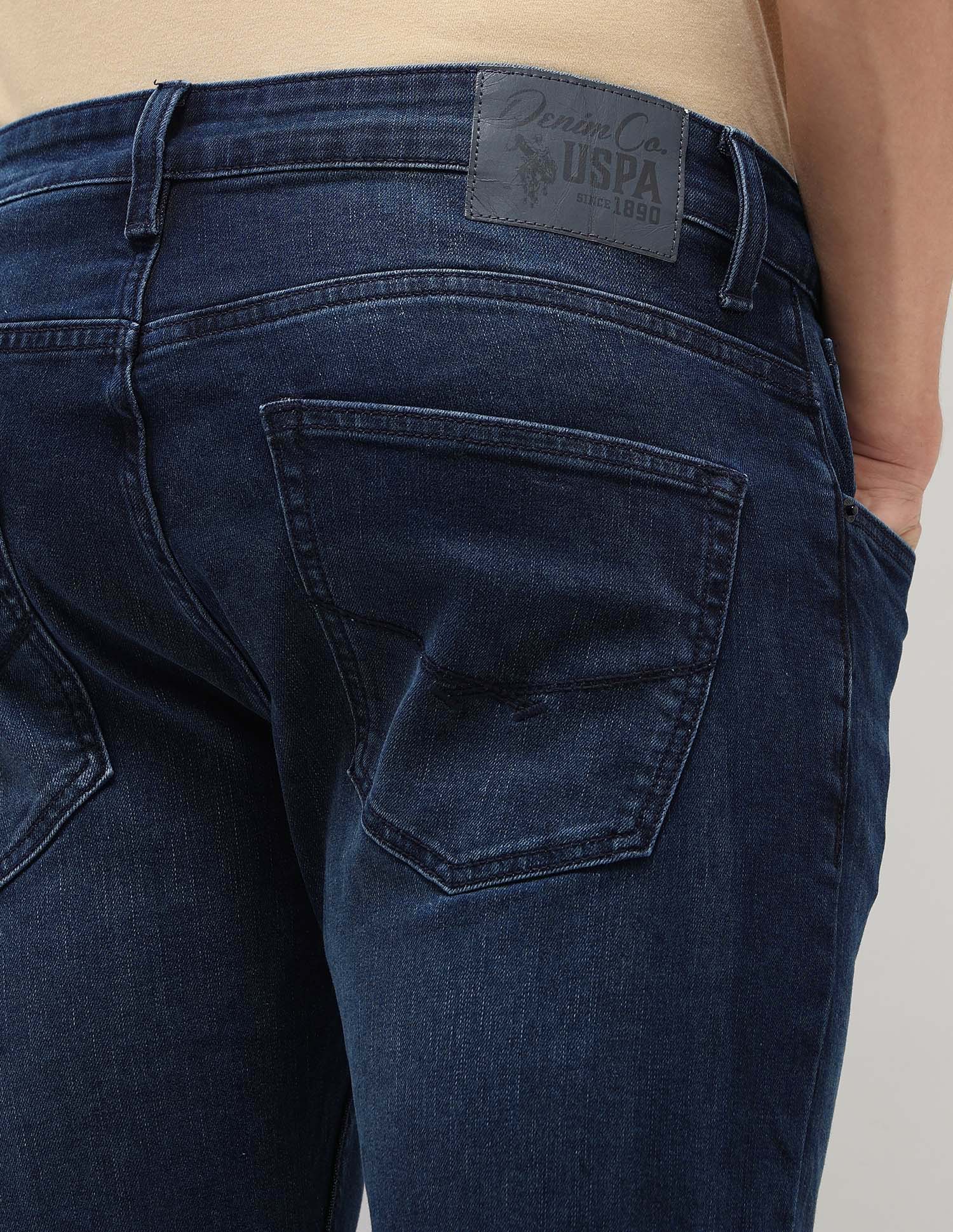 Henry Tapered Fit Blue Jeans Blue - U.S. POLO ASSN. | Large