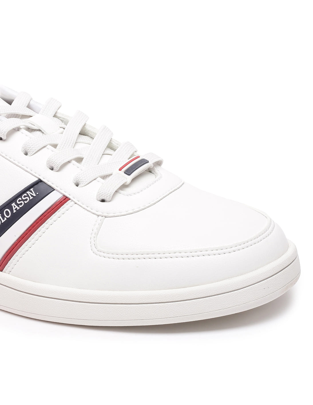 Men Brand Stripe Alco Sneakers White - U.S. Polo Assn. India | Large