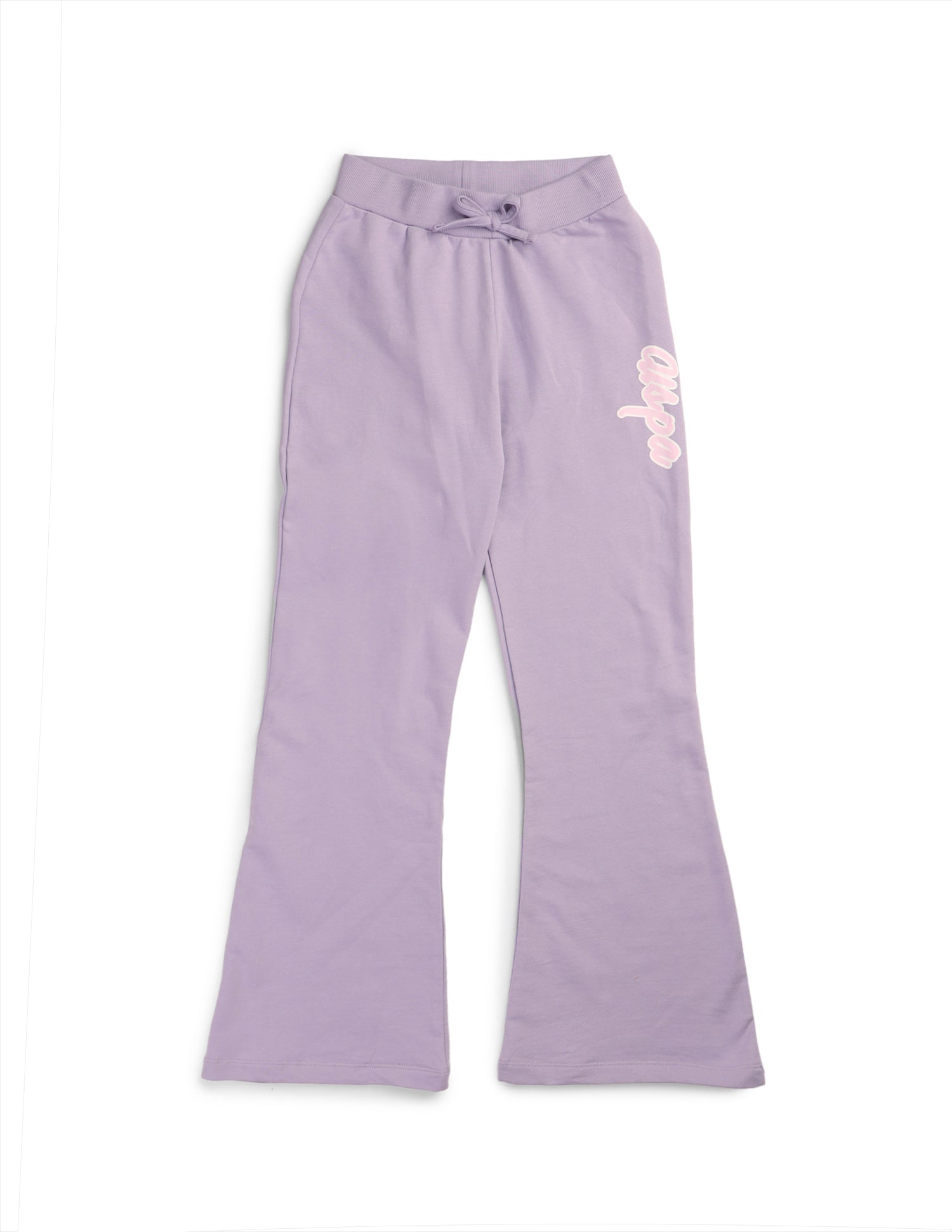 Girls Solid Bootcut Track Pants Lavender - U.S. POLO ASSN. | Large