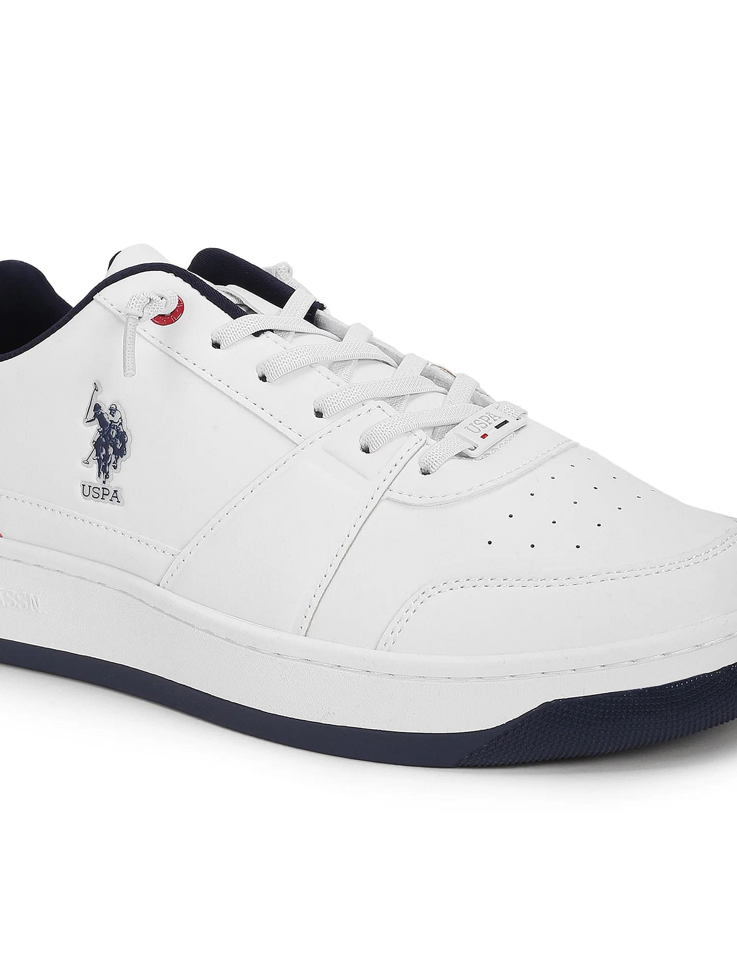 Men Finn 2.0 Off White Retro Court Sneakers Off White - U.S. Polo Assn. India | Large