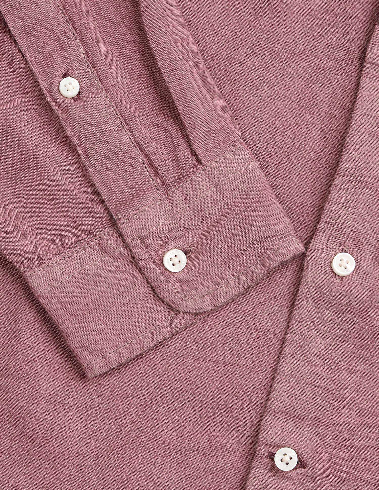 Solid Regular Fit Shirt Dark Pink - U.S. Polo Assn. India | Large