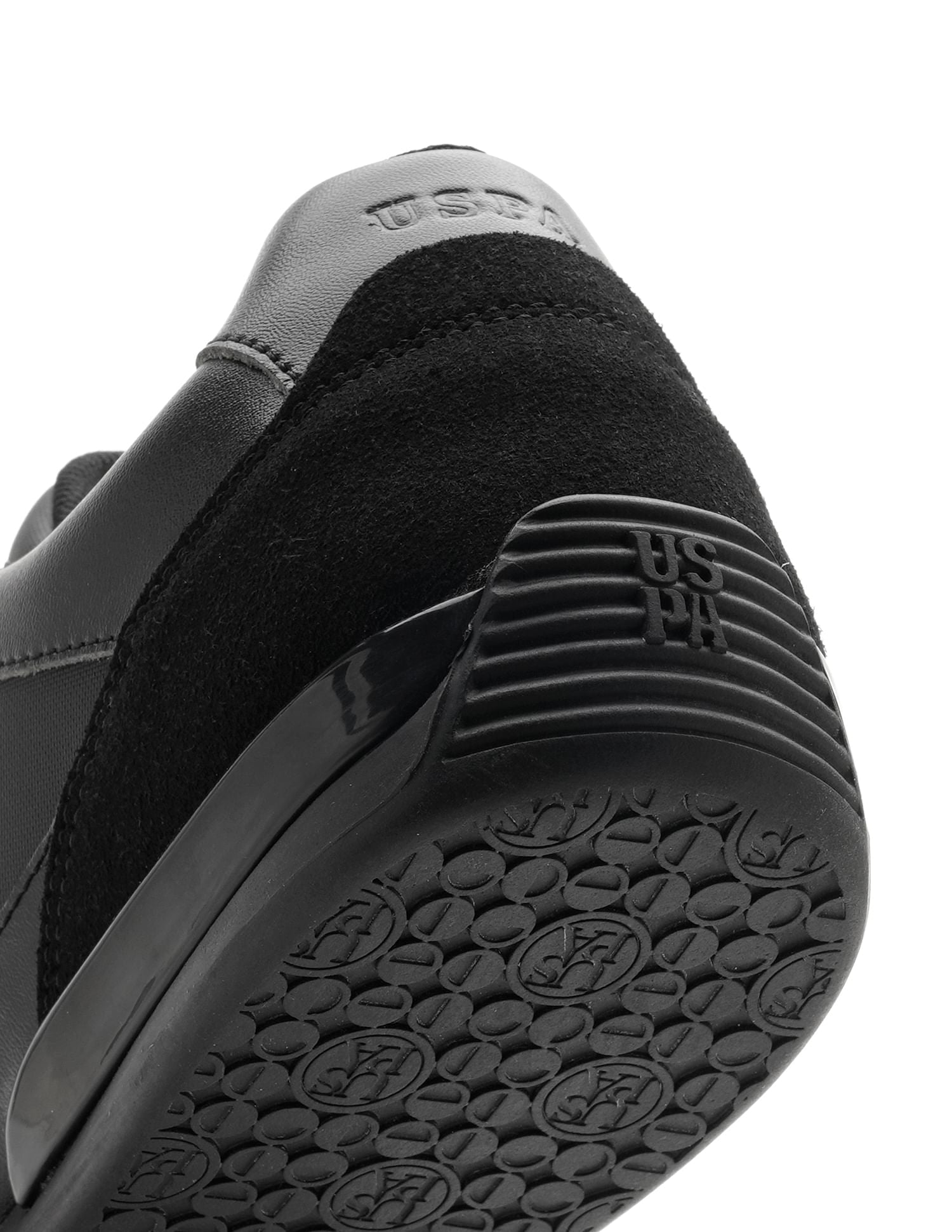 Nadel Suede Casual Shoes Black - U.S. POLO ASSN. | Large