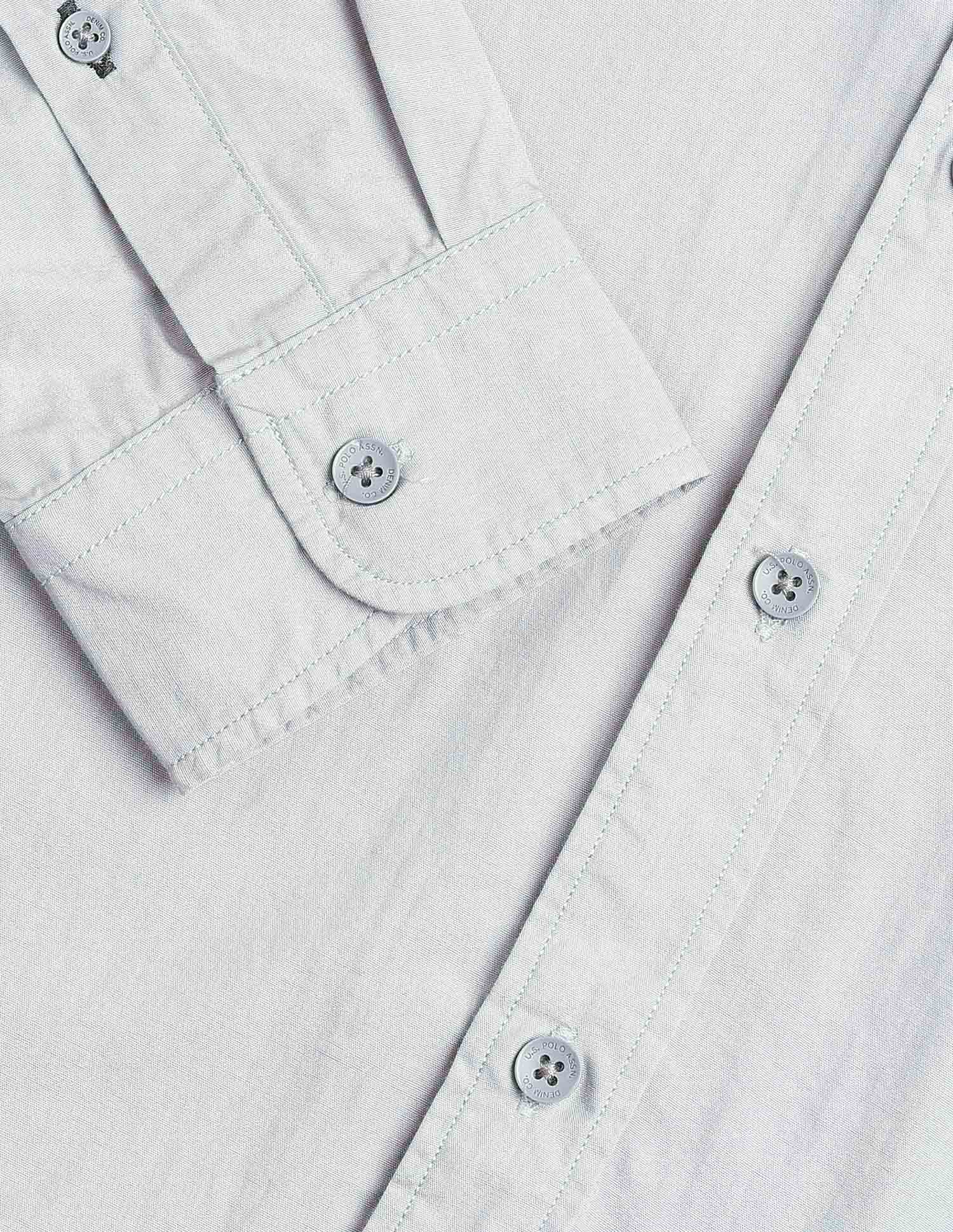 Pure Cotton Regular Fit Shirt Grey - U.S. POLO ASSN. | Large