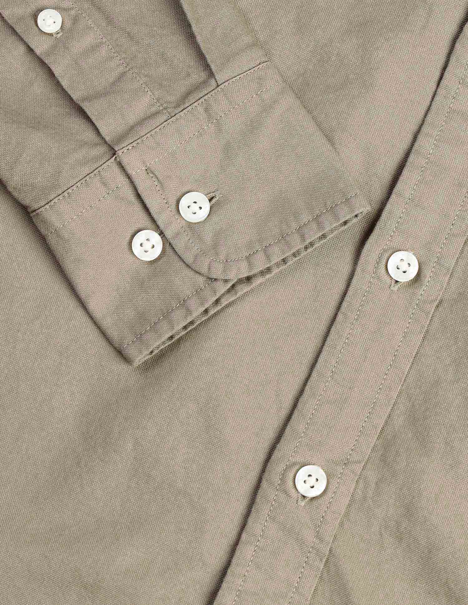 Tailored Fit Pure Cotton Oxford Shirt Olive - U.S. Polo Assn. India | Large