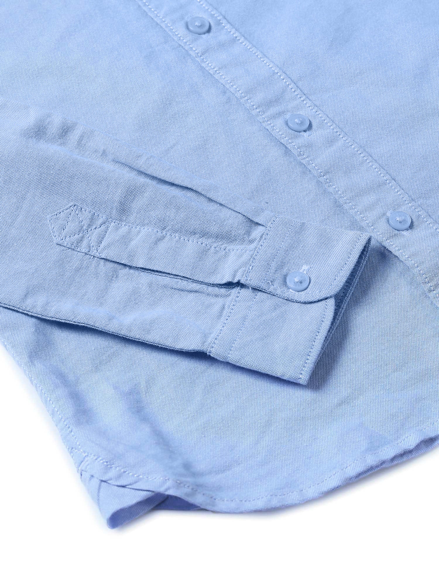 Oxford Solid Regular Fit Shirt Blue - U.S. Polo Assn. India | Large