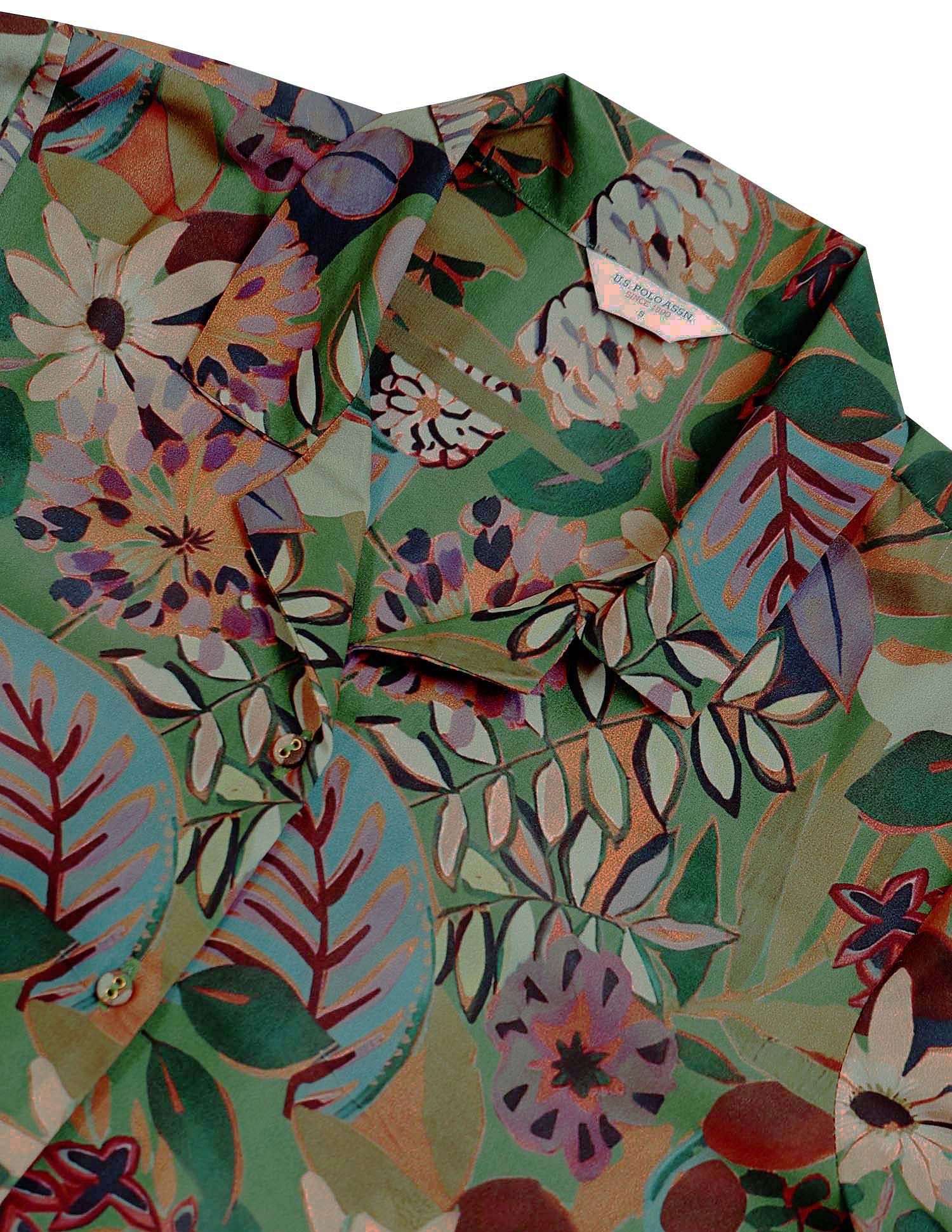Regular Fit Floral Printed Shirt Multi-colour - U.S. POLO ASSN. | Large