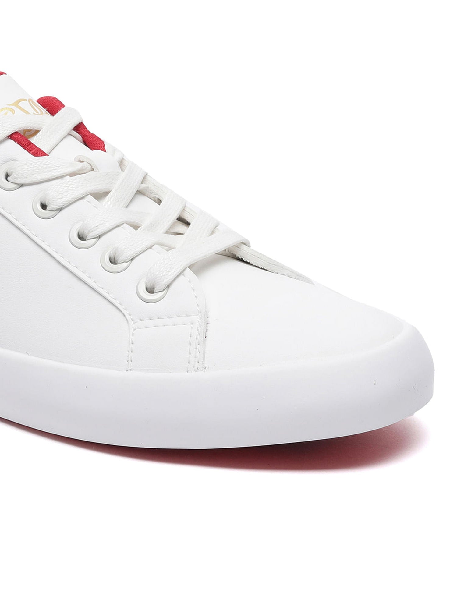 Women Round Toe Logo Aubrey 2.0 Sneakers White - U.S. Polo Assn. India | Large