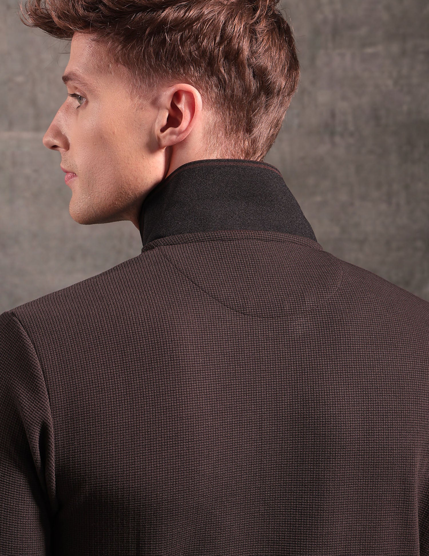 Black & Gold Textured Polo Shirt Dark Brown - U.S. POLO ASSN. | Large