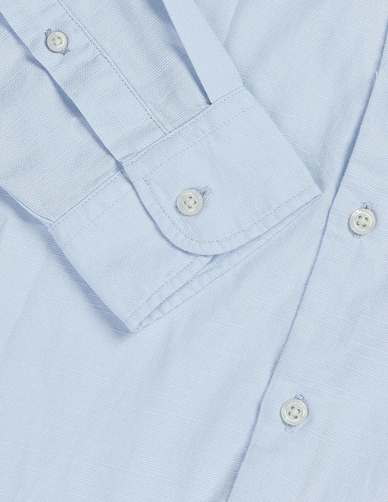 Motel On The Coast Regular Fit Shirt Light Blue - U.S. Polo Assn. India | Large